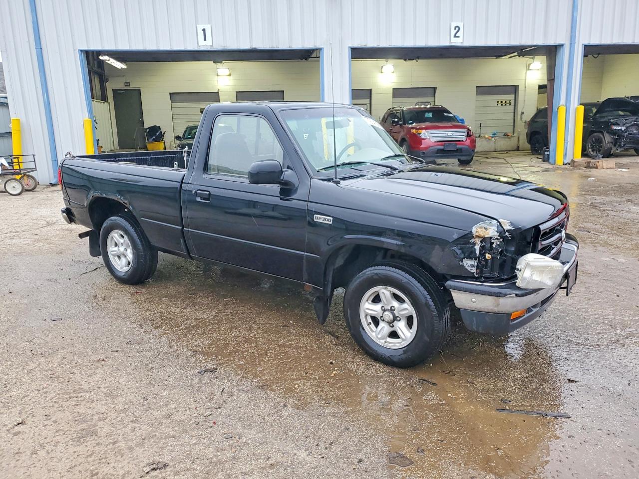 1996 Mazda B2300 Black vin: 4F4CR12AXTTM37237