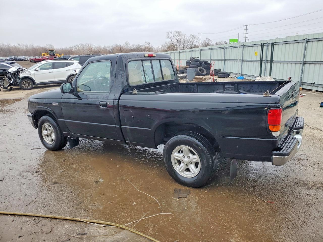1996 Mazda B2300 Black vin: 4F4CR12AXTTM37237