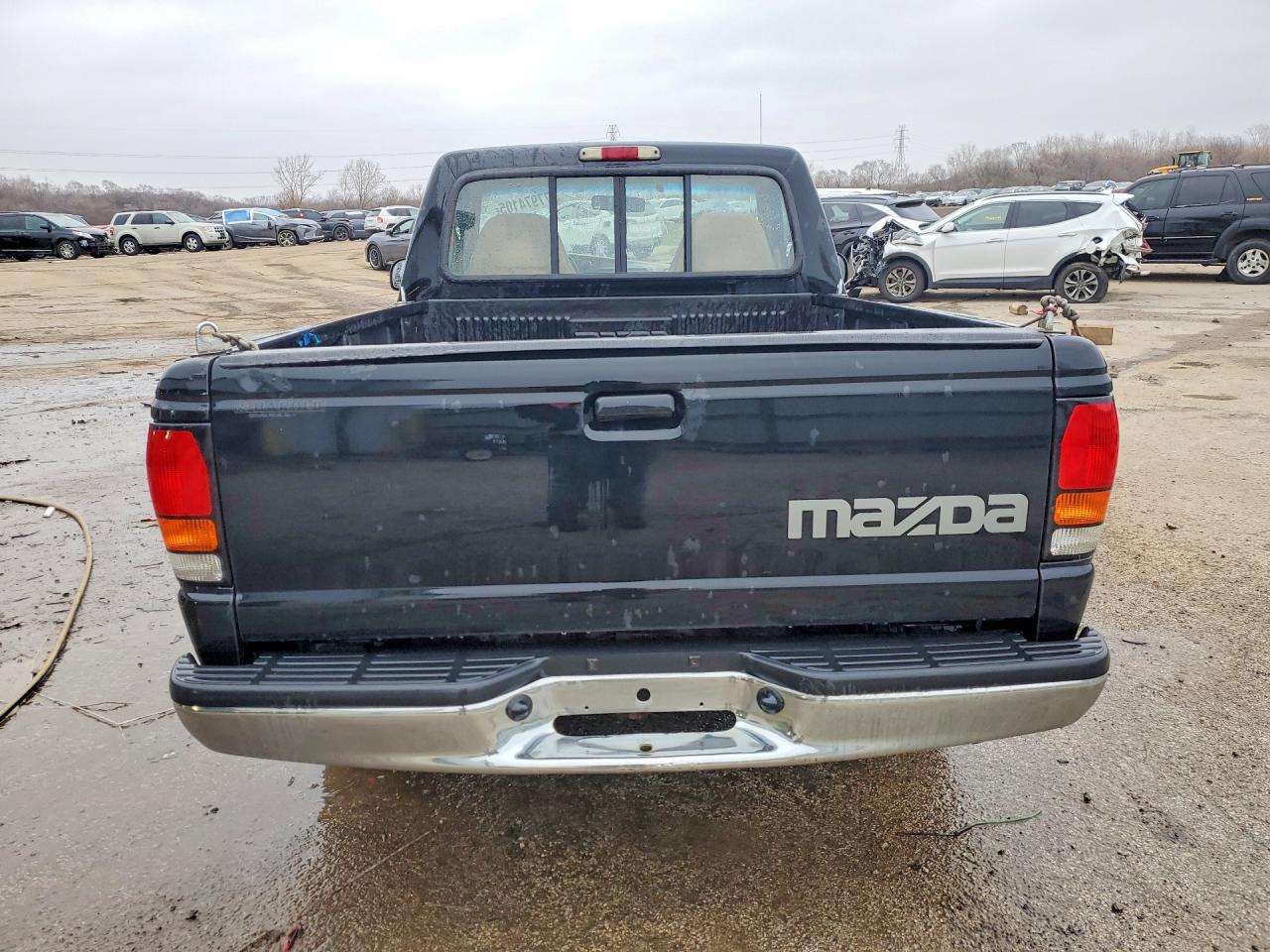 1996 Mazda B2300 Black vin: 4F4CR12AXTTM37237