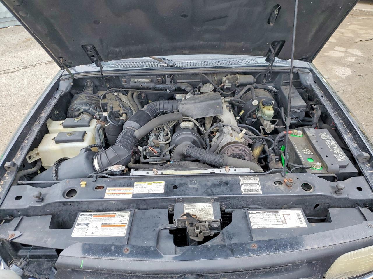 1996 Mazda B2300 Black vin: 4F4CR12AXTTM37237