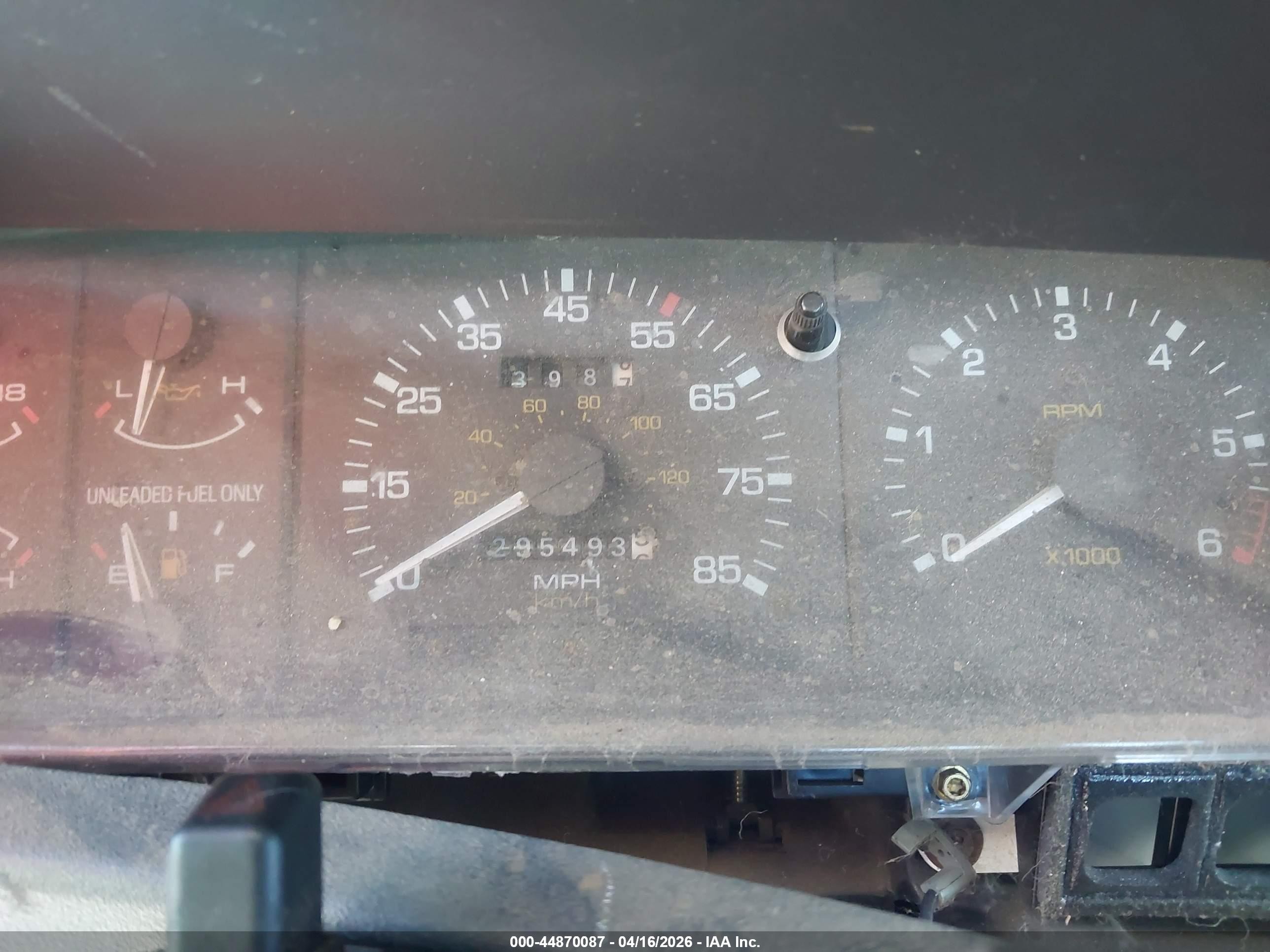 1994 Mazda B3000   Red vin: 4F4CR12U8RTM10380