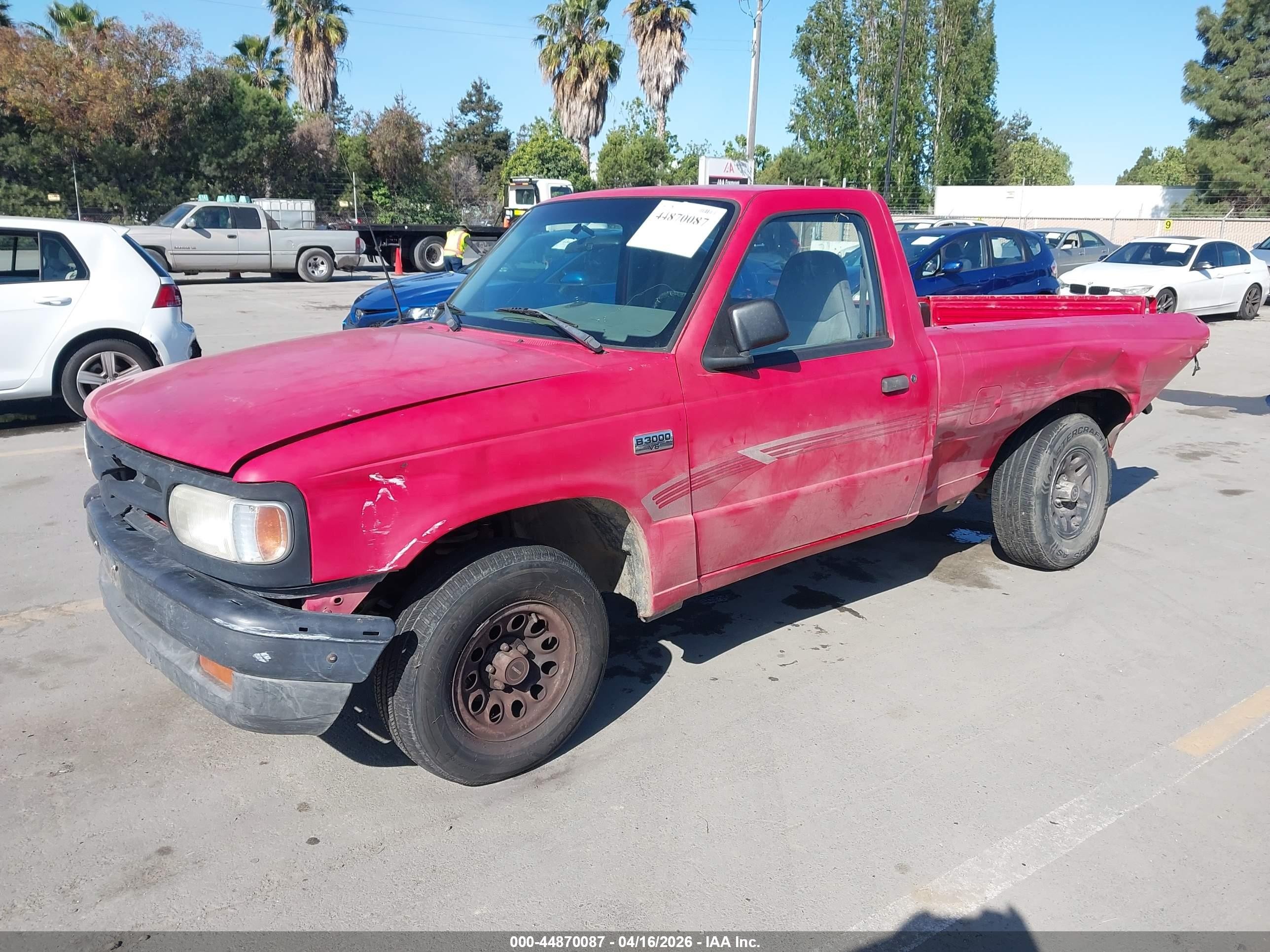 1994 Mazda B3000   Red vin: 4F4CR12U8RTM10380