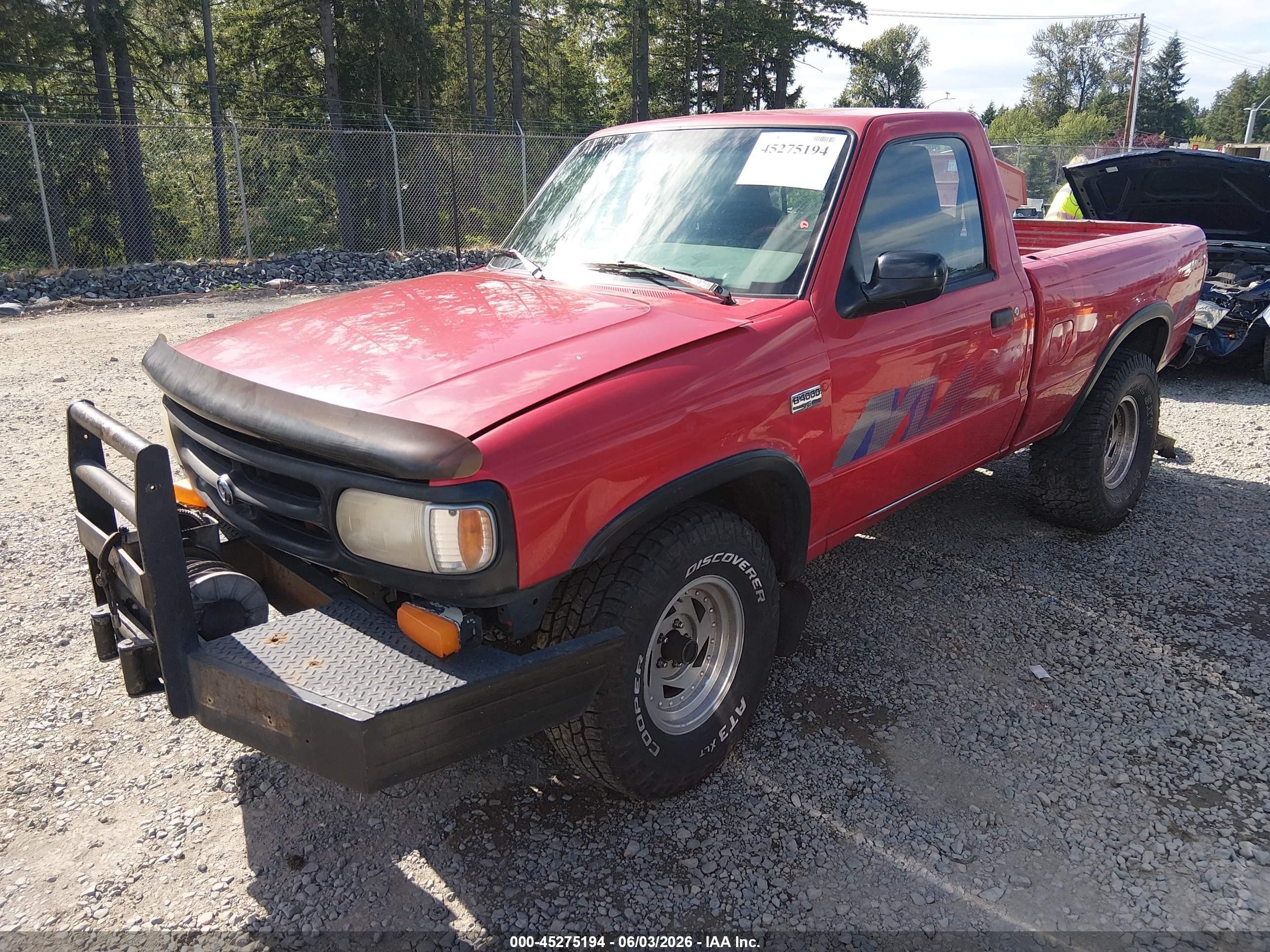 1994 Mazda B4000   Red vin: 4F4CR13X1RTM15042
