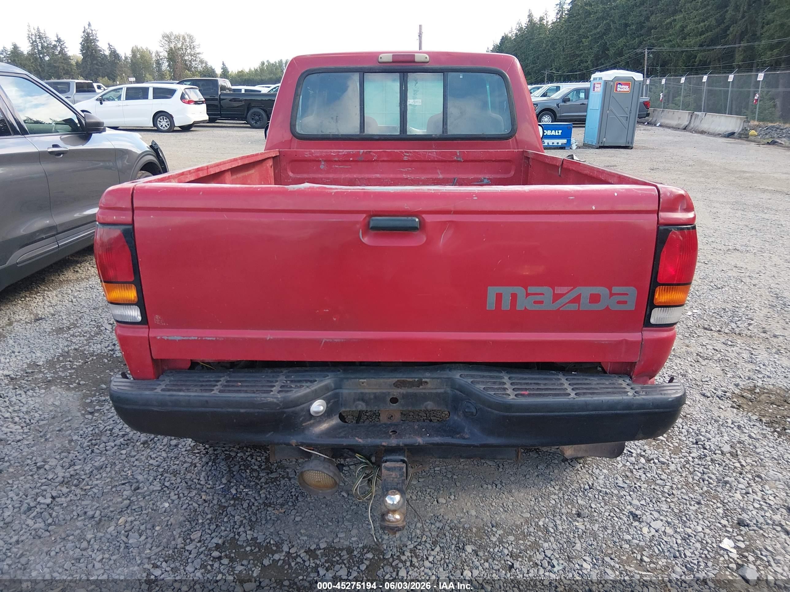 1994 Mazda B4000   Red vin: 4F4CR13X1RTM15042
