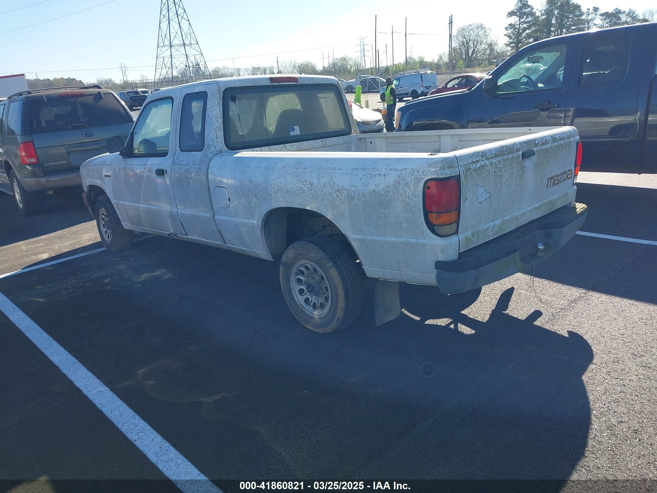 1994 Mazda B2300 Cab Plus White vin: 4F4CR16A3RTN13853