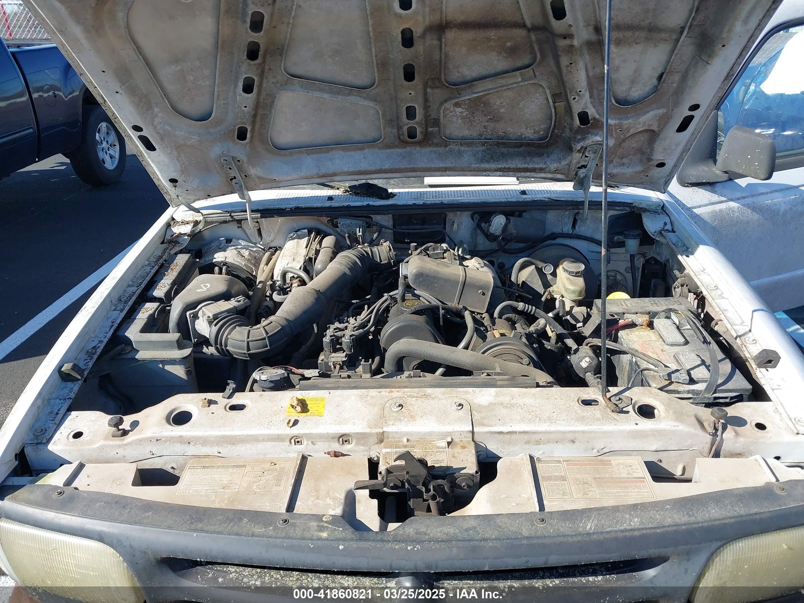1994 Mazda B2300 Cab Plus White vin: 4F4CR16A3RTN13853