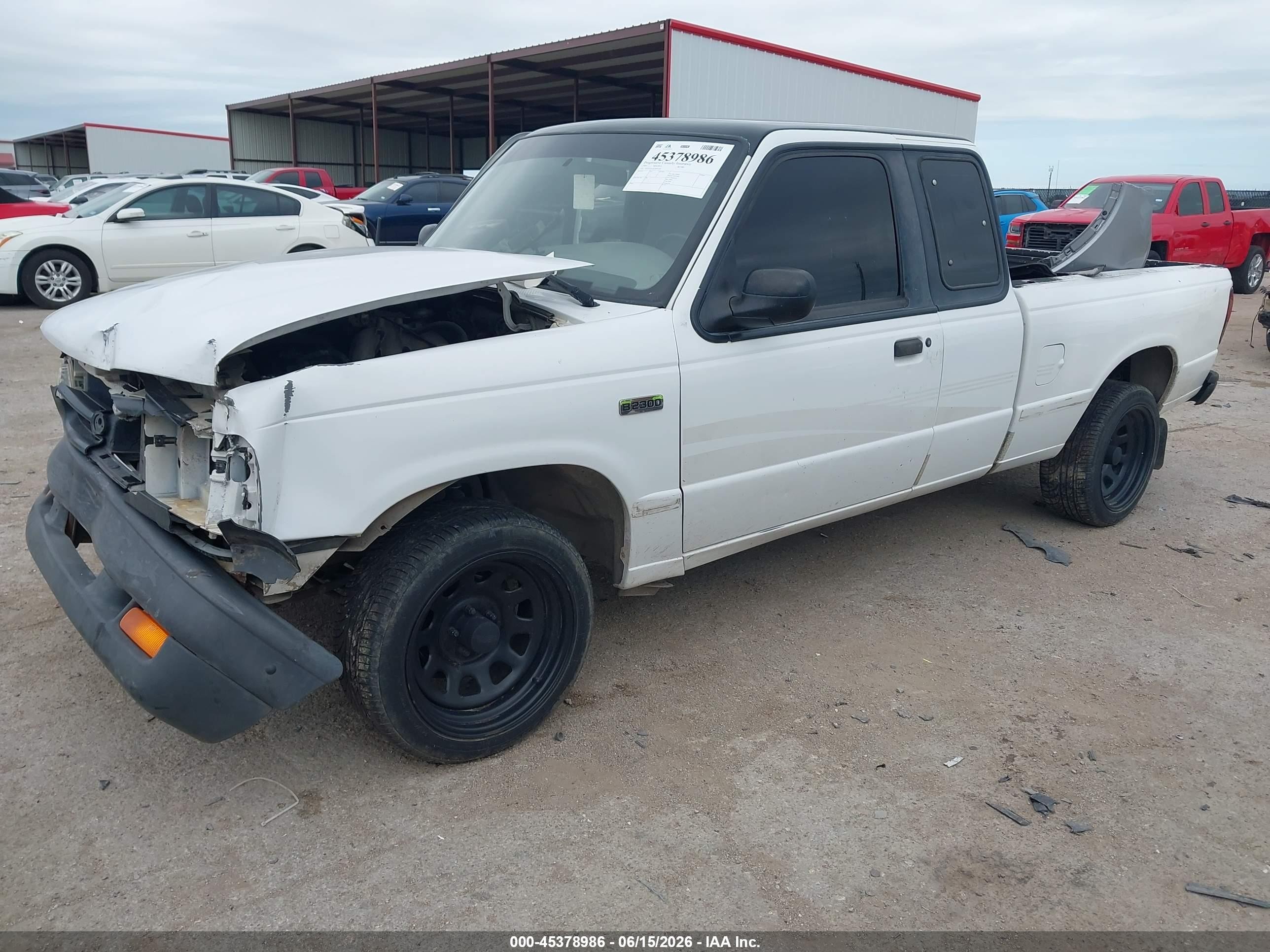1995 Mazda B2300 Cab Plus White vin: 4F4CR16A3STM03505