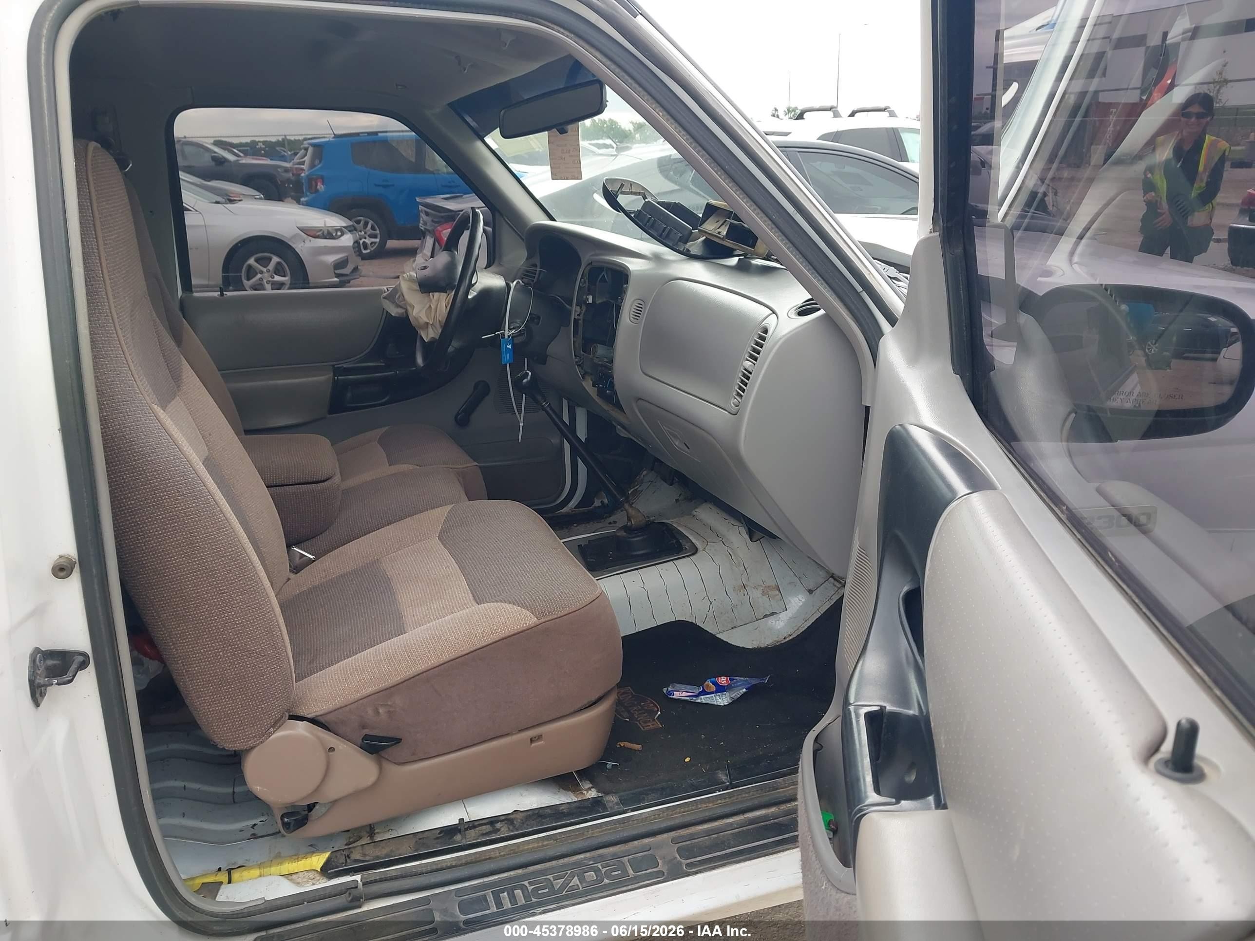 1995 Mazda B2300 Cab Plus White vin: 4F4CR16A3STM03505