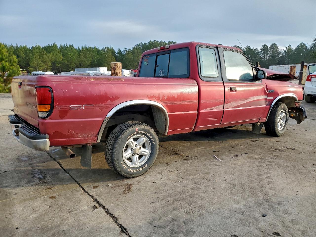 1996 Mazda B2300 Cab Plus Бордовый vin: 4F4CR16A3TTM33346