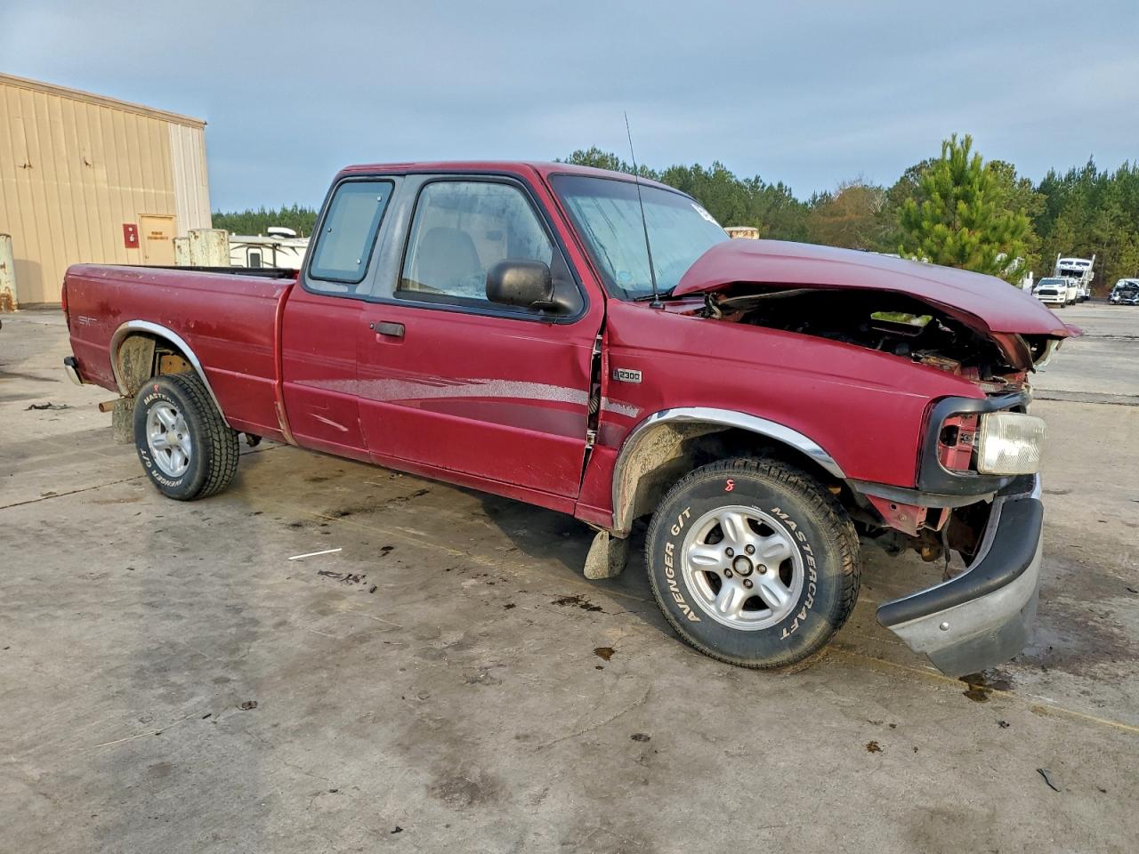 1996 Mazda B2300 Cab Plus Бордовый vin: 4F4CR16A3TTM33346