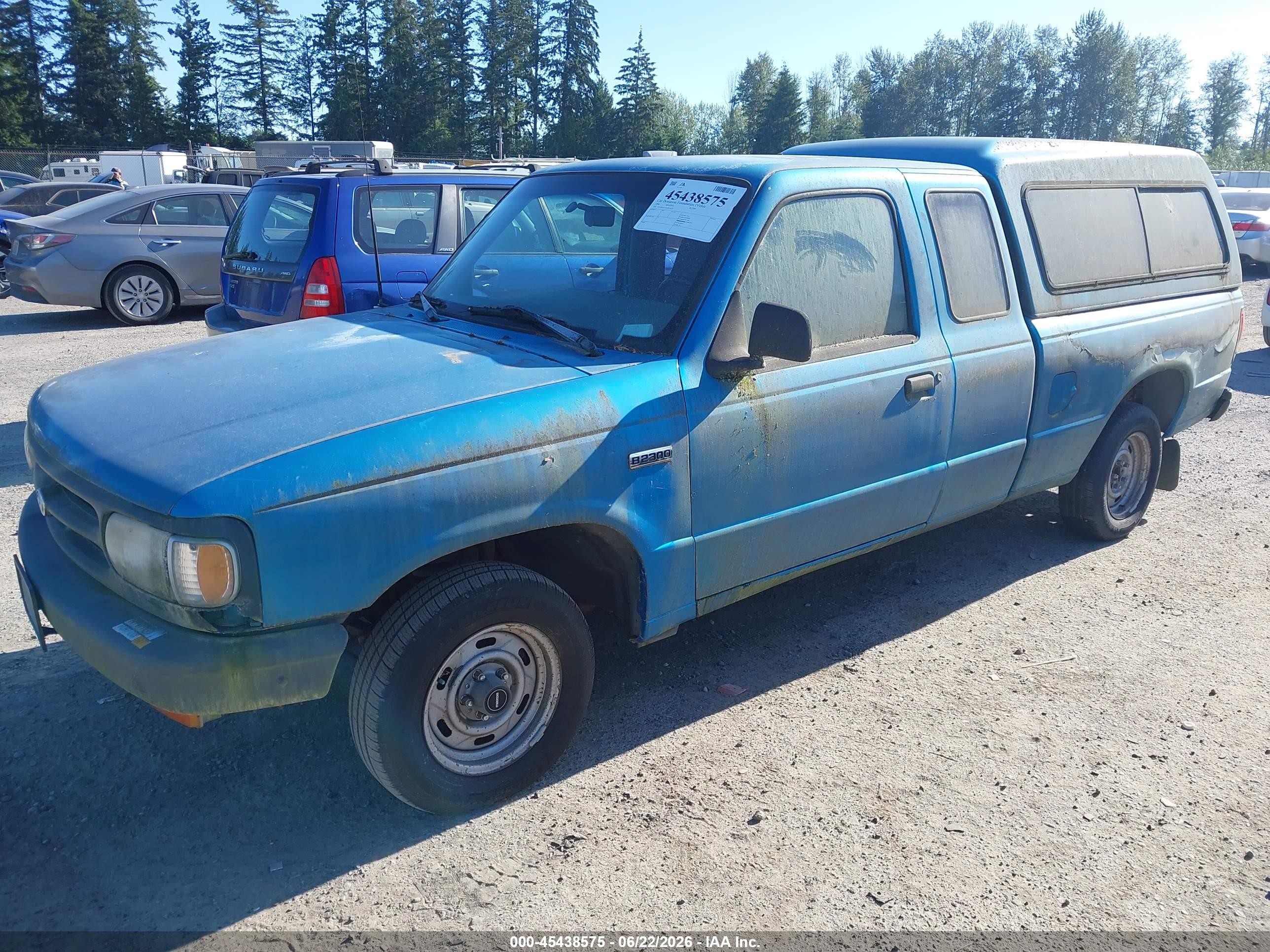 1994 Mazda B2300 Cab Plus Синий vin: 4F4CR16A4RTM76523