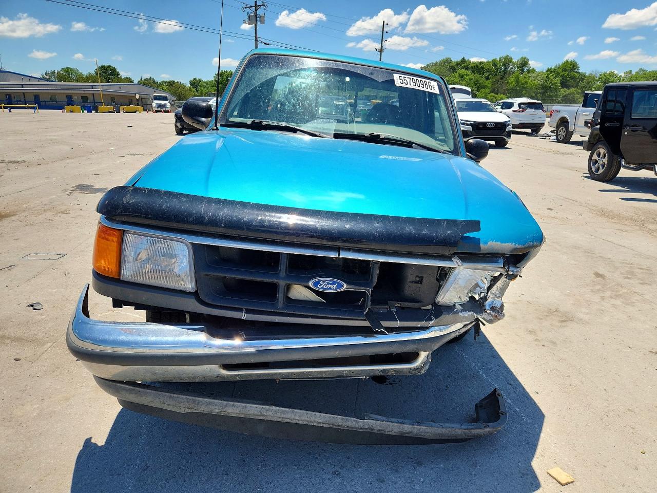 1995 Mazda B2300 Cab Plus Blue vin: 4F4CR16A4STM20667