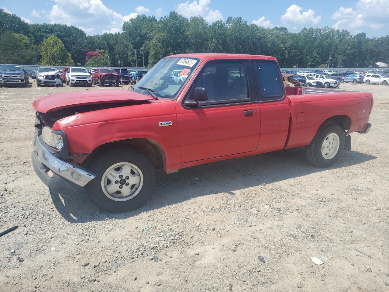 1996 Mazda B2300 Cab Plus Red vin: 4F4CR16A7TTM08904