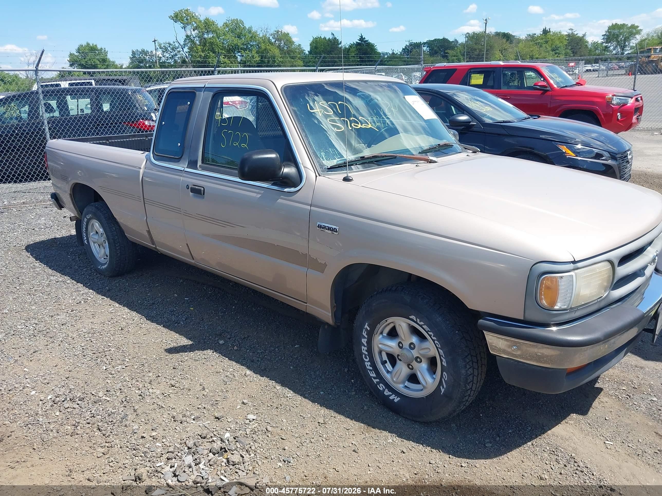 1997 Mazda B2300 Se Champagne vin: 4F4CR16AXVTM34769