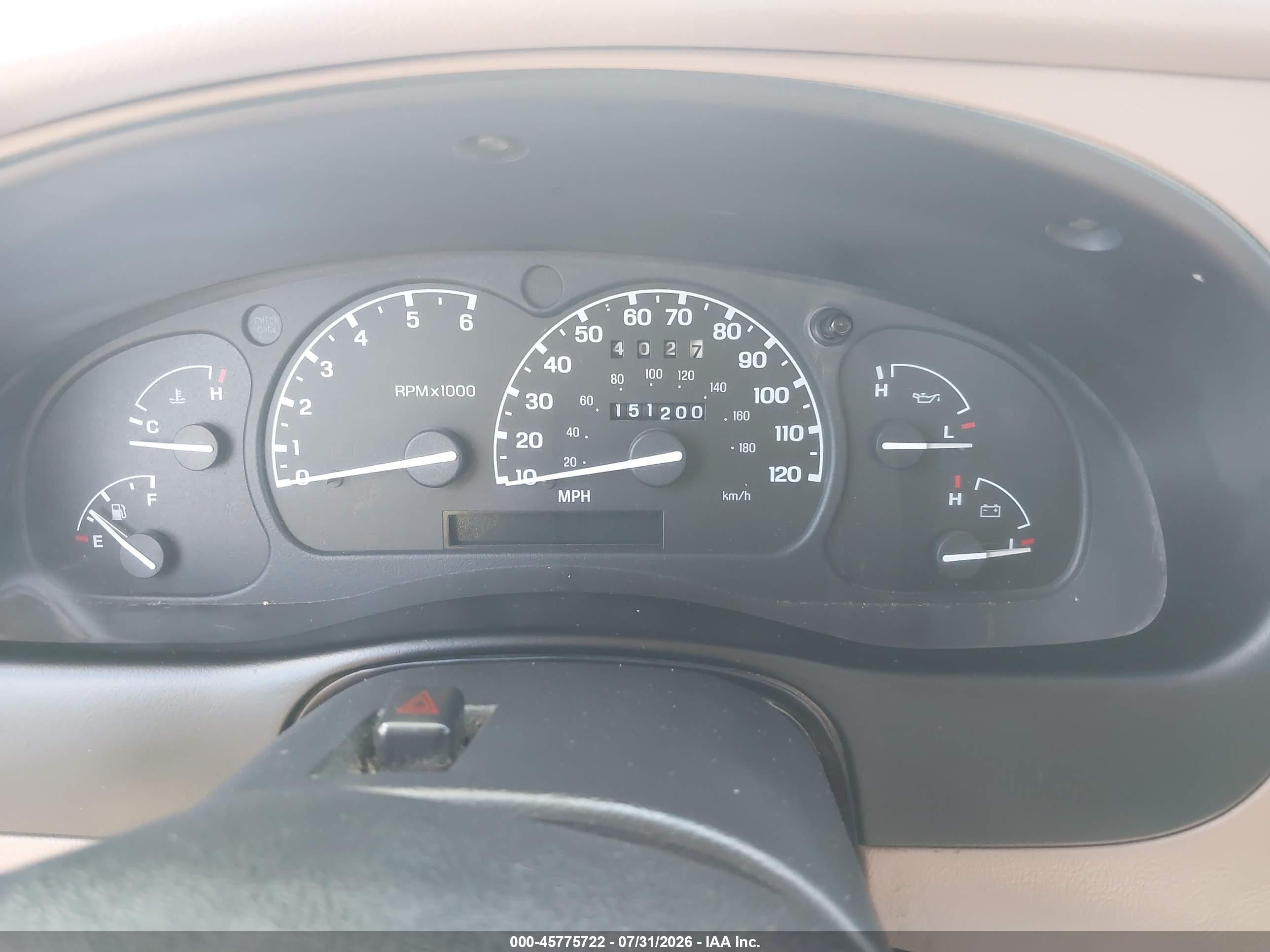 1997 Mazda B2300 Se Champagne vin: 4F4CR16AXVTM34769