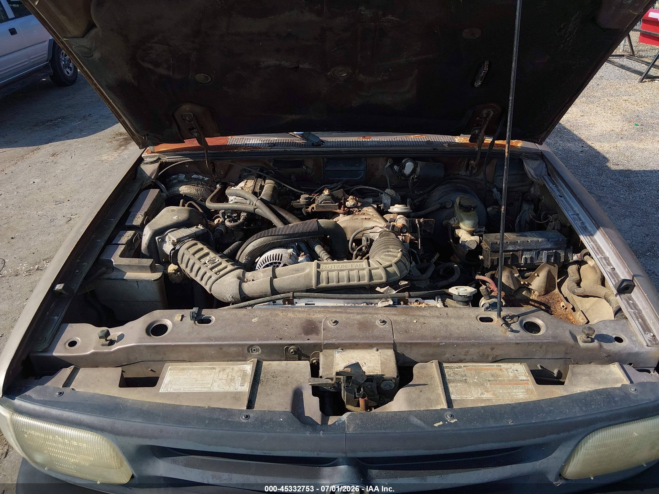 1994 Mazda B3000 Cab Plus Brown vin: 4F4CR16U7RTM57894