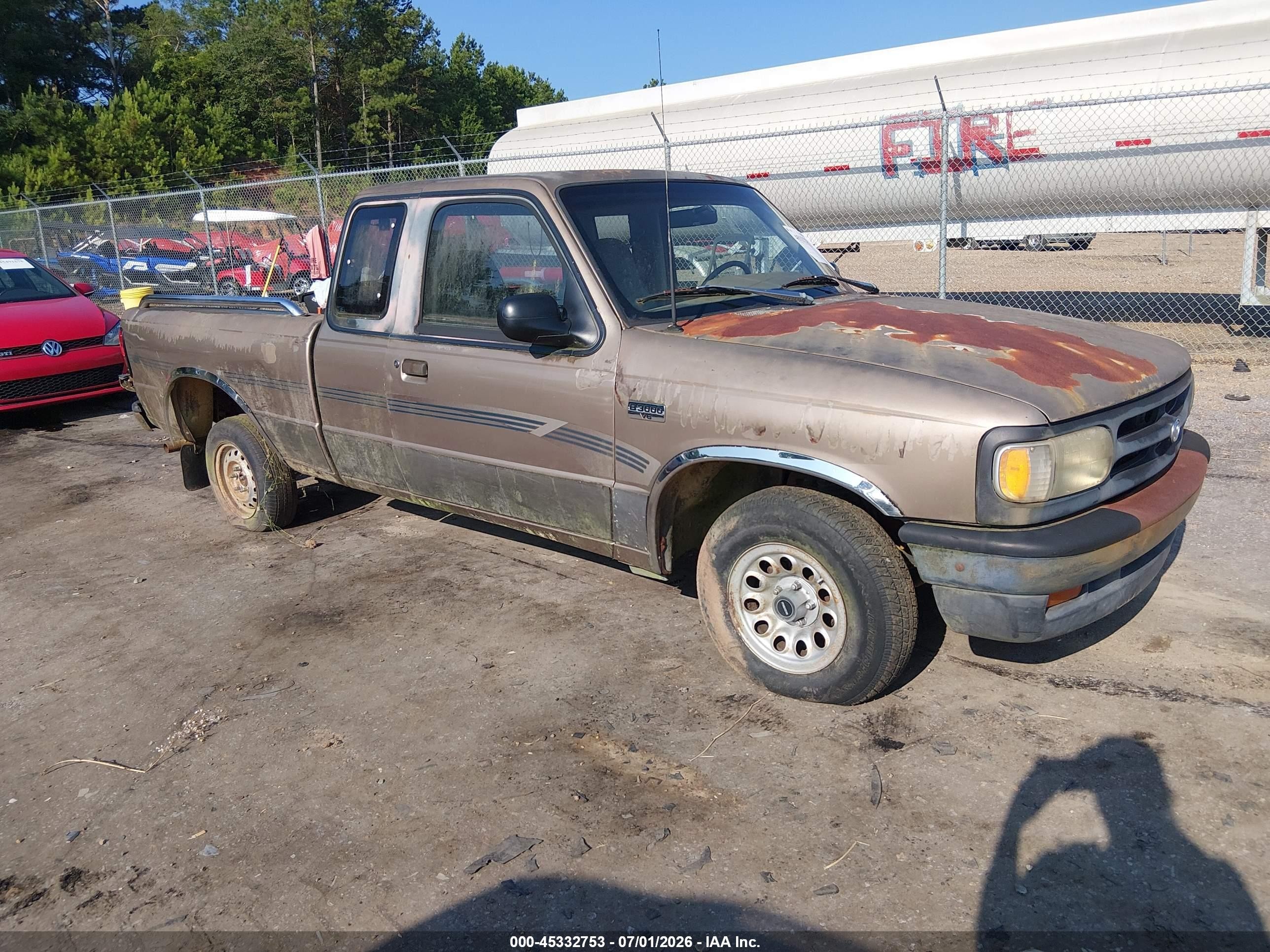 1994 Mazda B3000 Cab Plus Brown vin: 4F4CR16U7RTM57894
