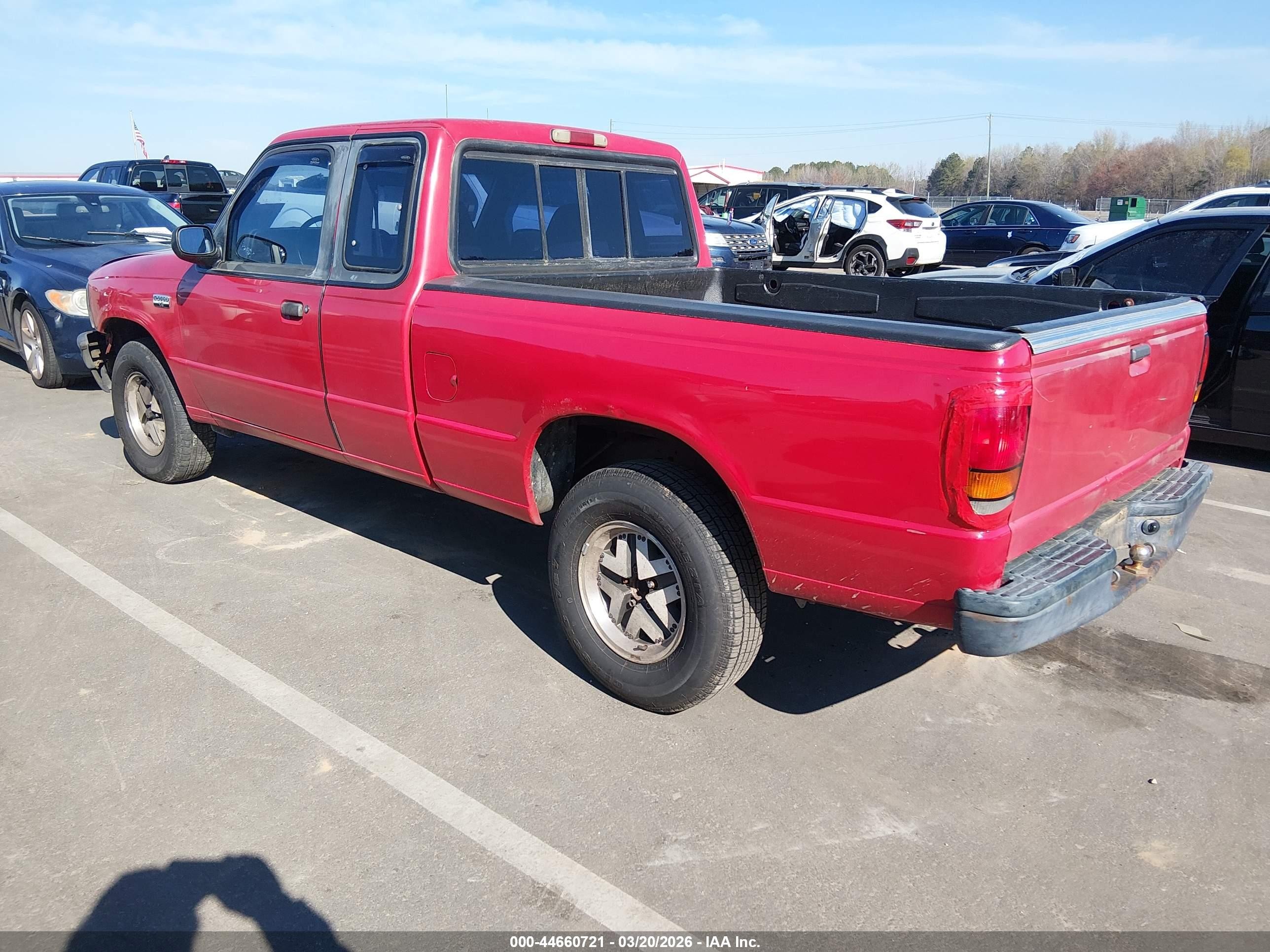 1994 Mazda B3000 Cab Plus Red vin: 4F4CR16U8RTM05271