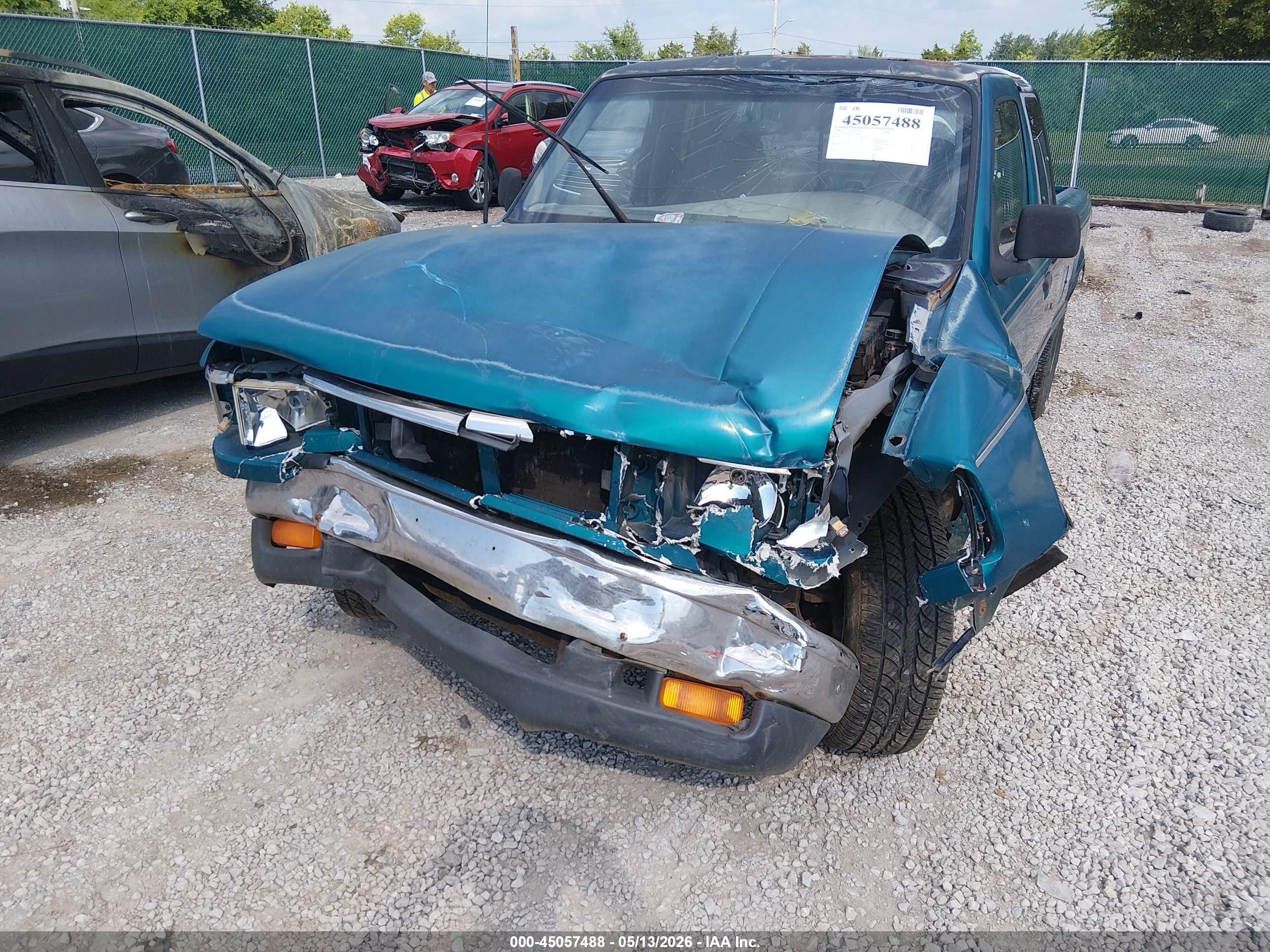 1996 Mazda B3000 Cab Plus Green vin: 4F4CR16UXTTM08163