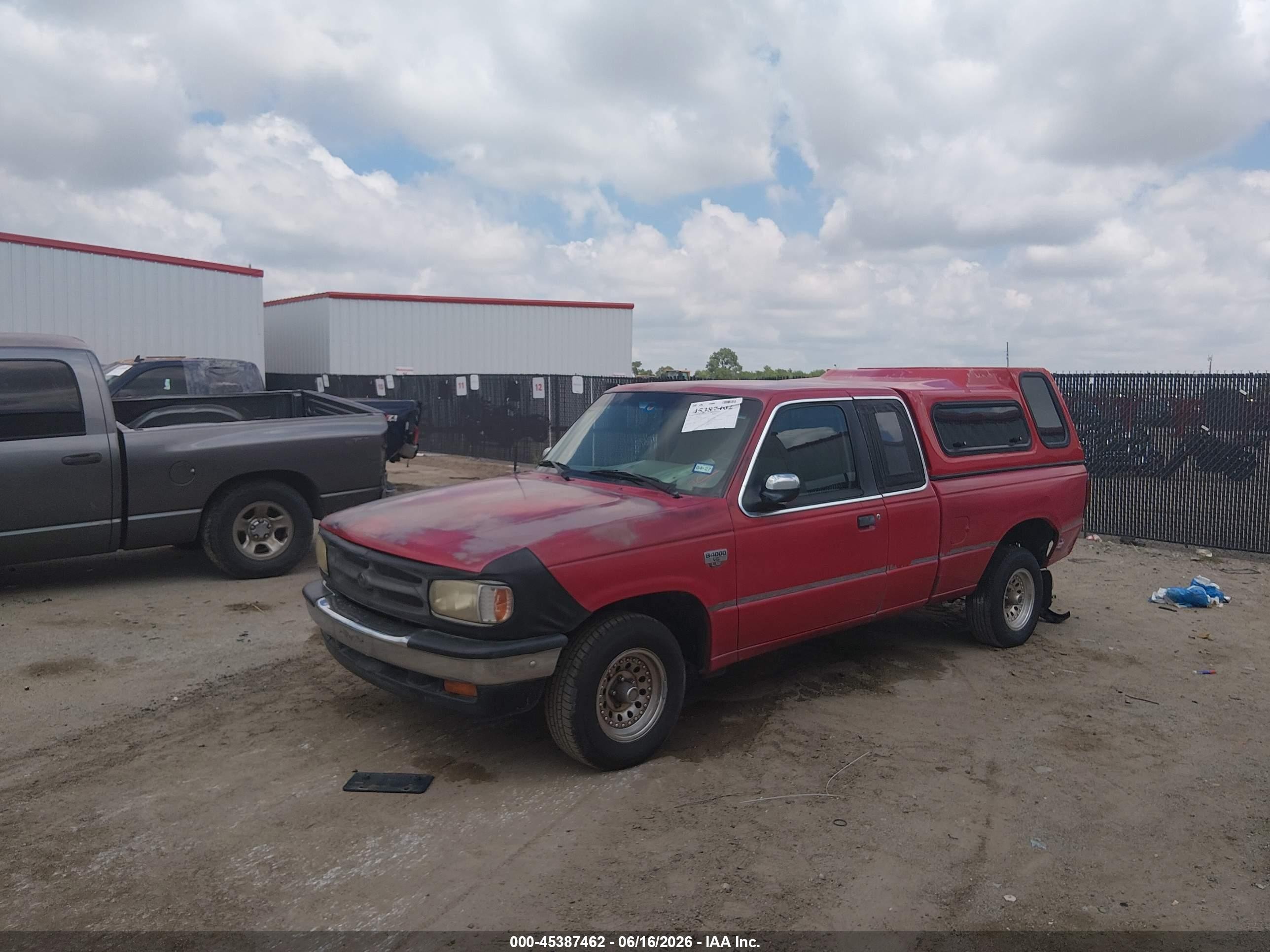 1994 Mazda B4000 Cab Plus Red vin: 4F4CR16X0RTM60047