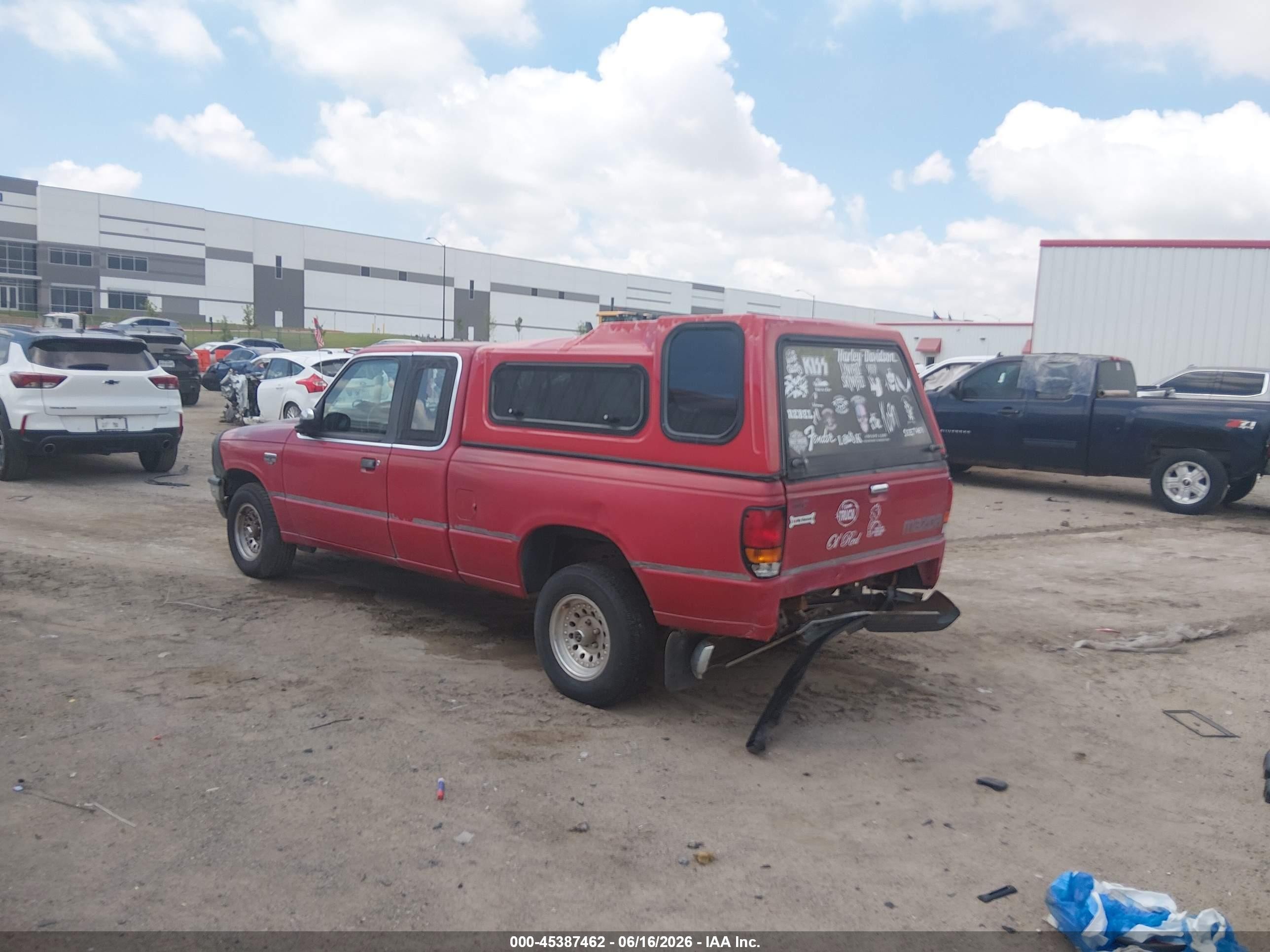 1994 Mazda B4000 Cab Plus Red vin: 4F4CR16X0RTM60047