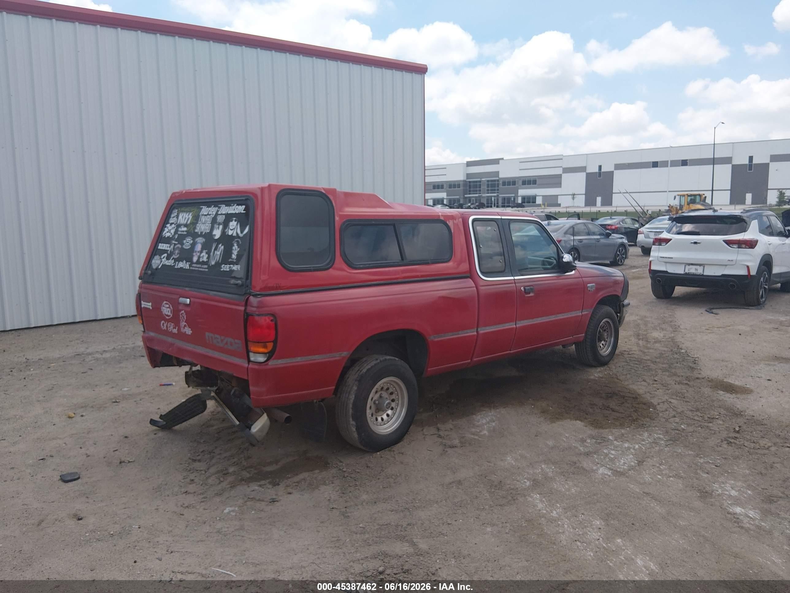 1994 Mazda B4000 Cab Plus Red vin: 4F4CR16X0RTM60047