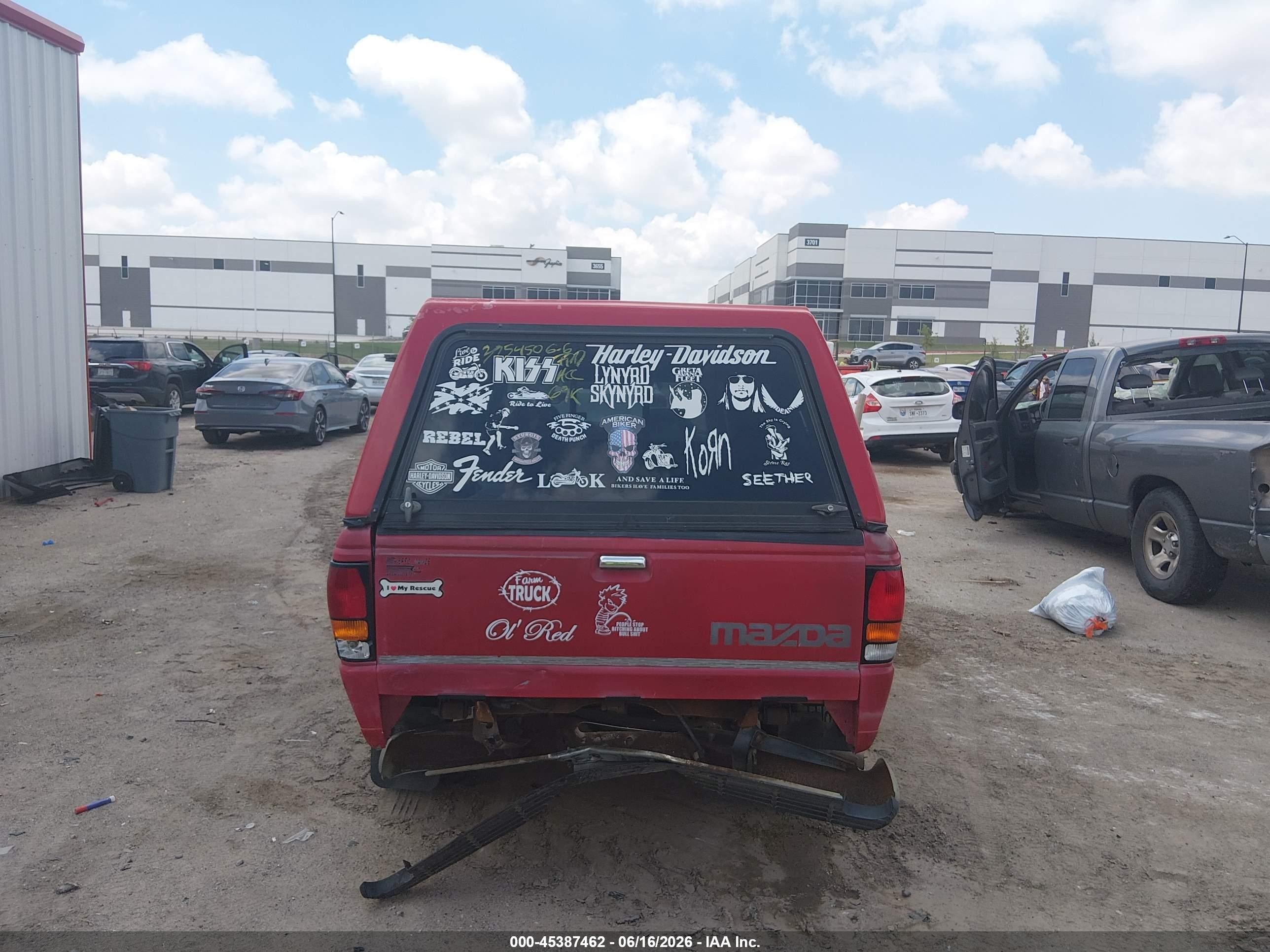 1994 Mazda B4000 Cab Plus Red vin: 4F4CR16X0RTM60047