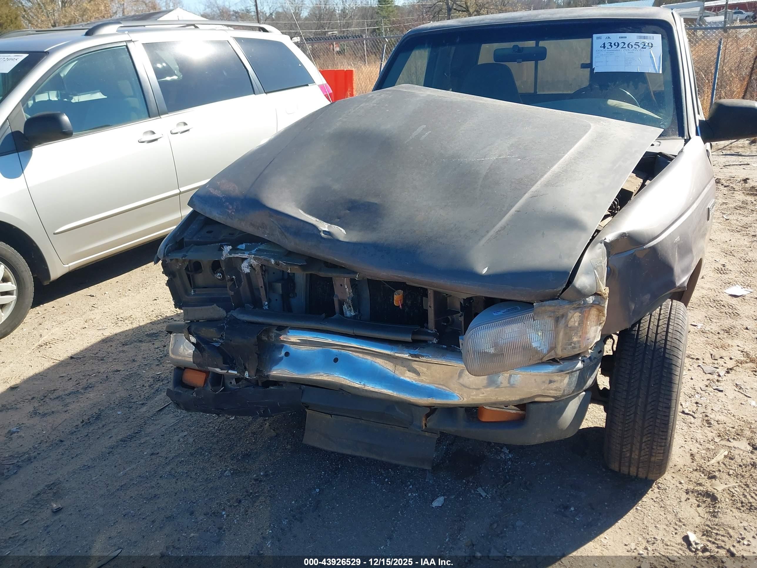 1997 Mazda B4000 Se Gray vin: 4F4CR16X1VTM02717