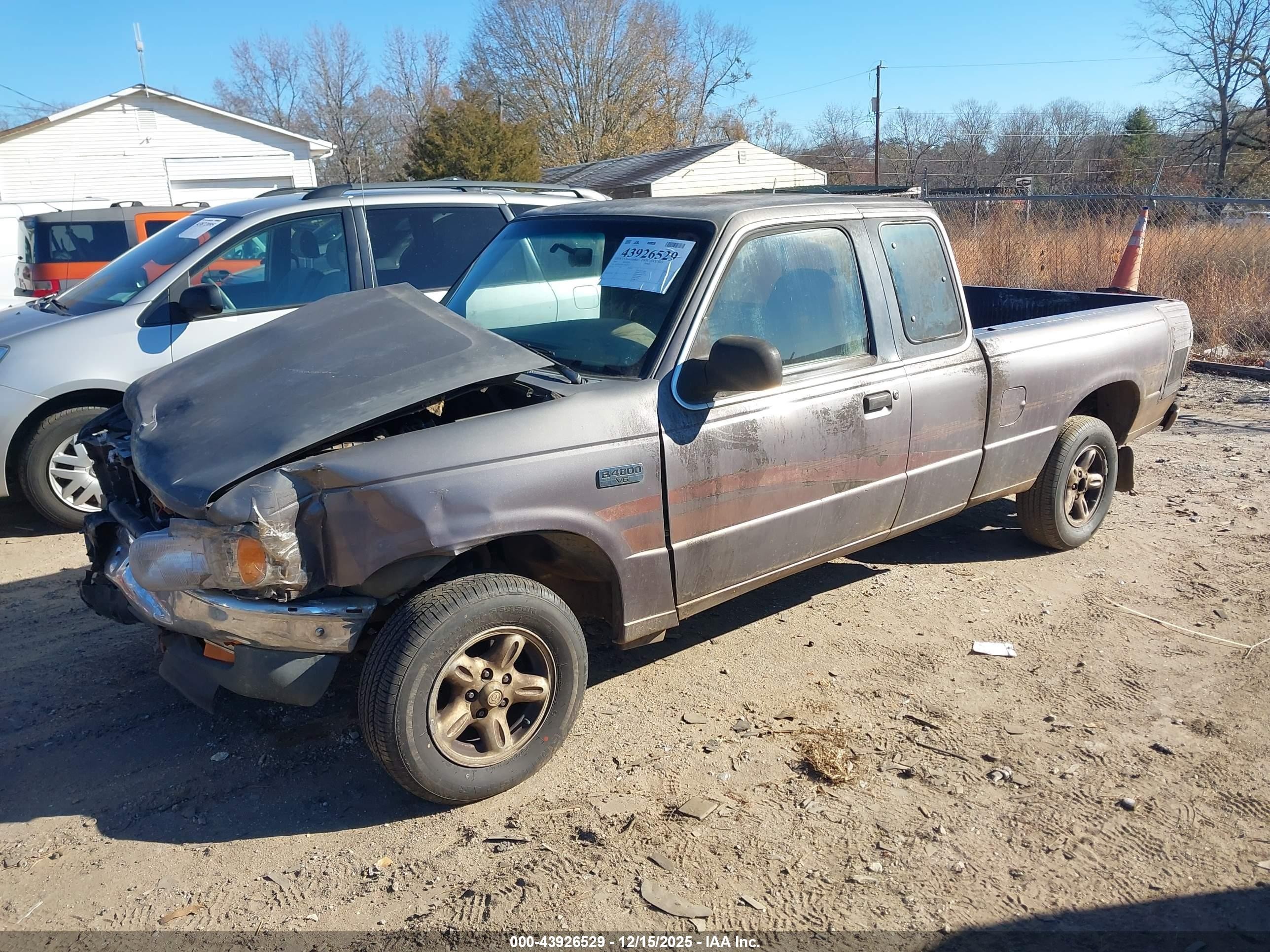 1997 Mazda B4000 Se Gray vin: 4F4CR16X1VTM02717