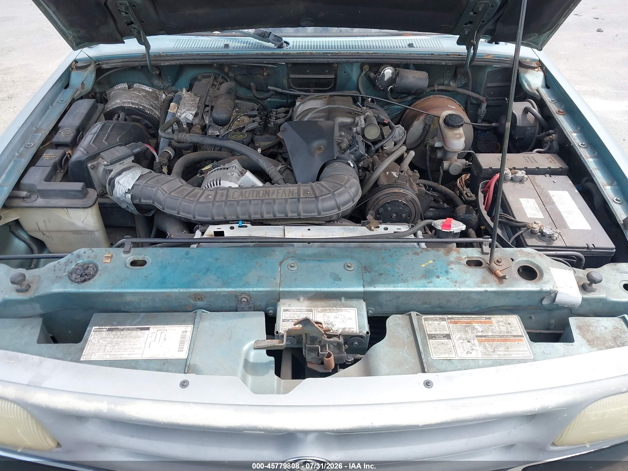 1994 Mazda B4000 Cab Plus Green vin: 4F4CR16X5RTM65695