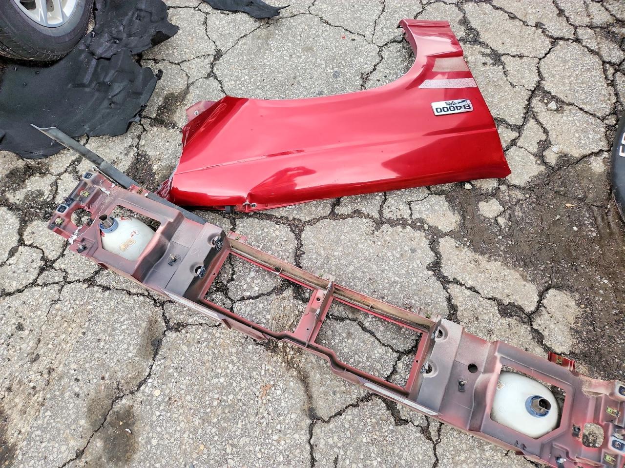 1997 Mazda B4000 Cab Plus Red vin: 4F4CR16X5VTM26910
