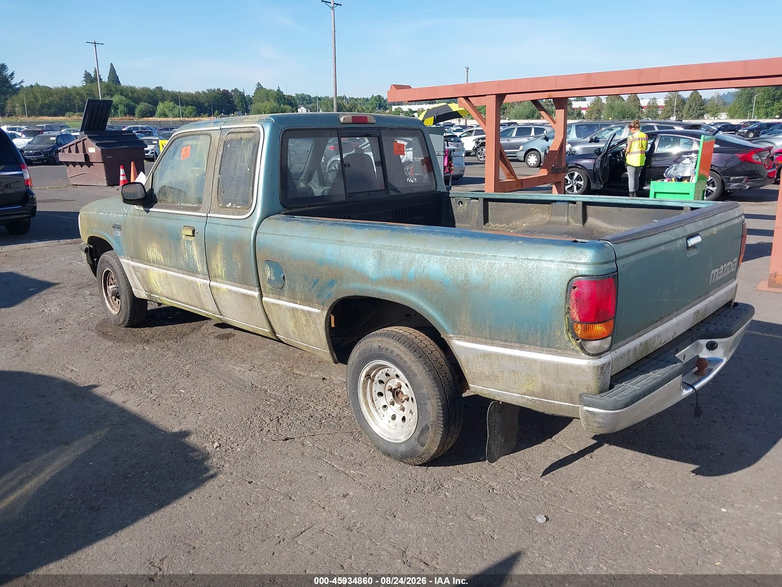 1994 Mazda B4000 Cab Plus Green vin: 4F4CR16X6RTM19826