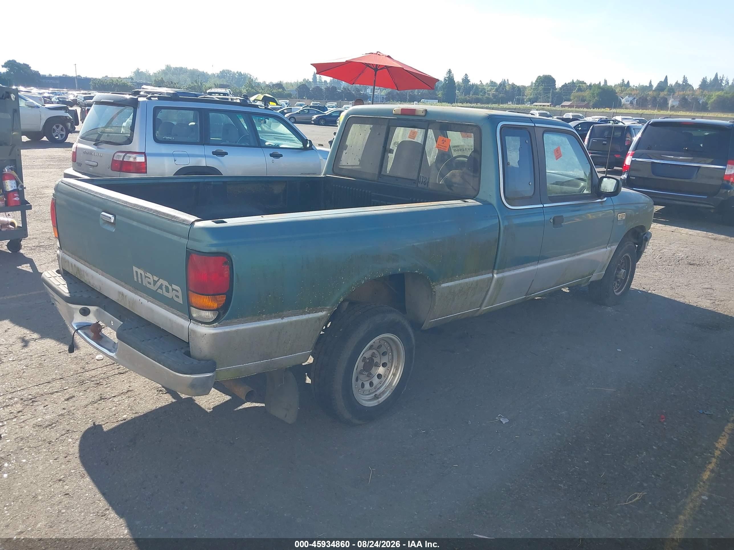 1994 Mazda B4000 Cab Plus Green vin: 4F4CR16X6RTM19826