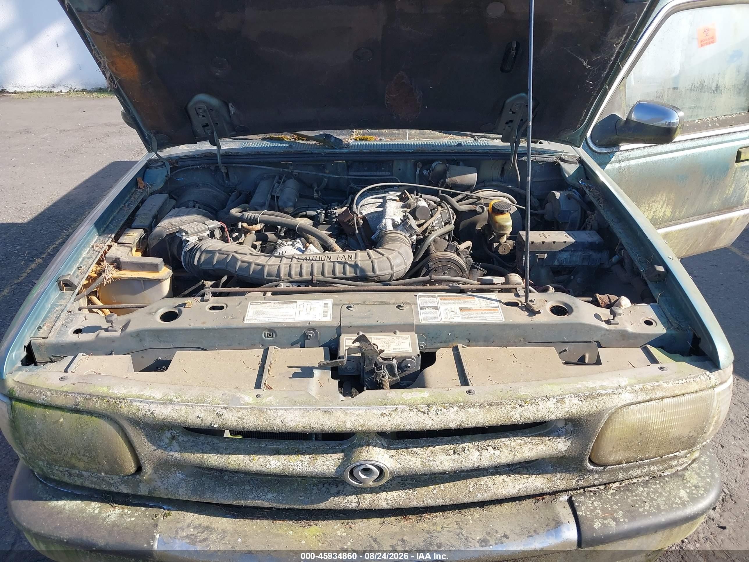 1994 Mazda B4000 Cab Plus Green vin: 4F4CR16X6RTM19826