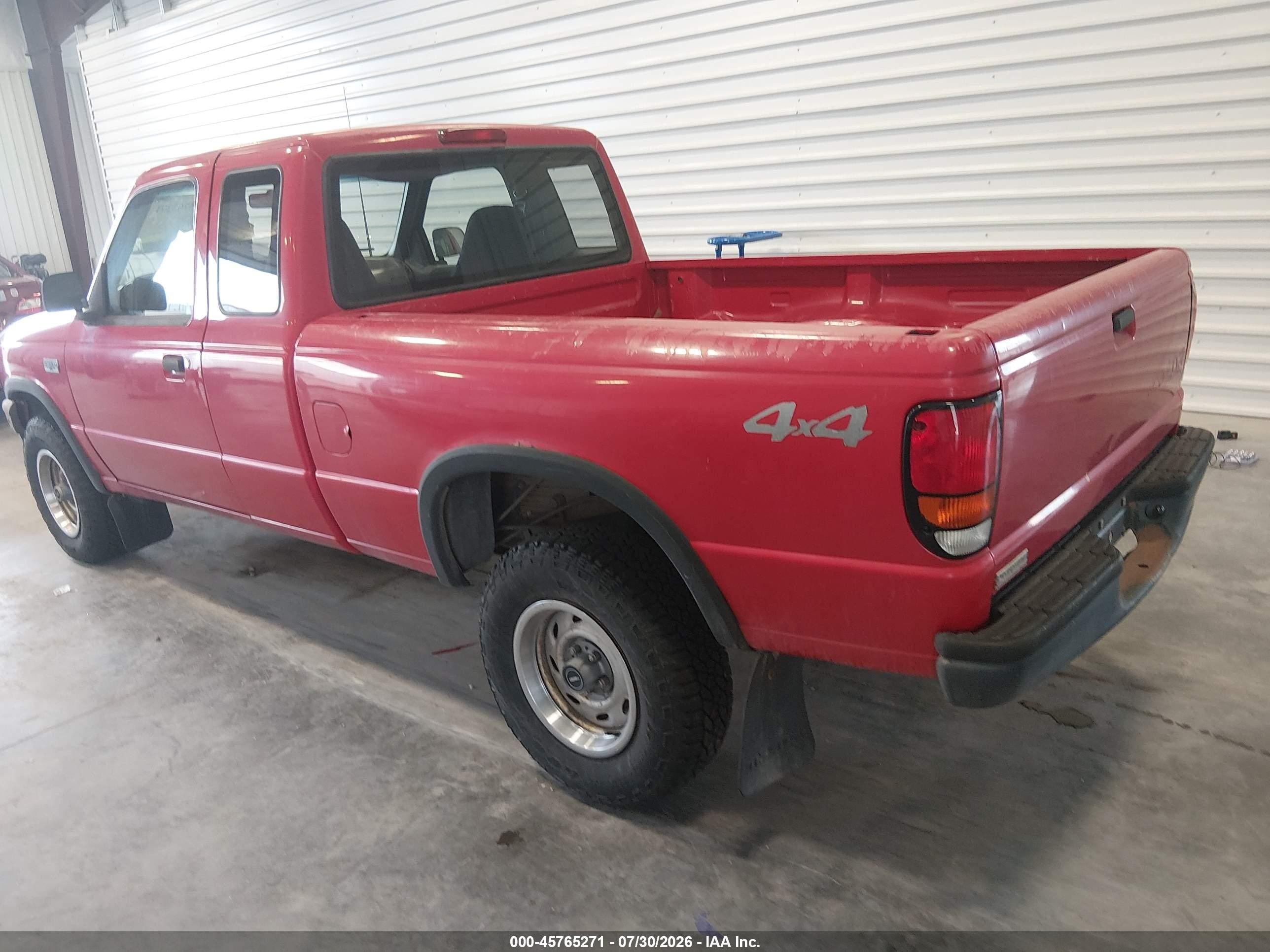 1994 Mazda B3000 Cab Plus Red vin: 4F4CR17U8RTN07782