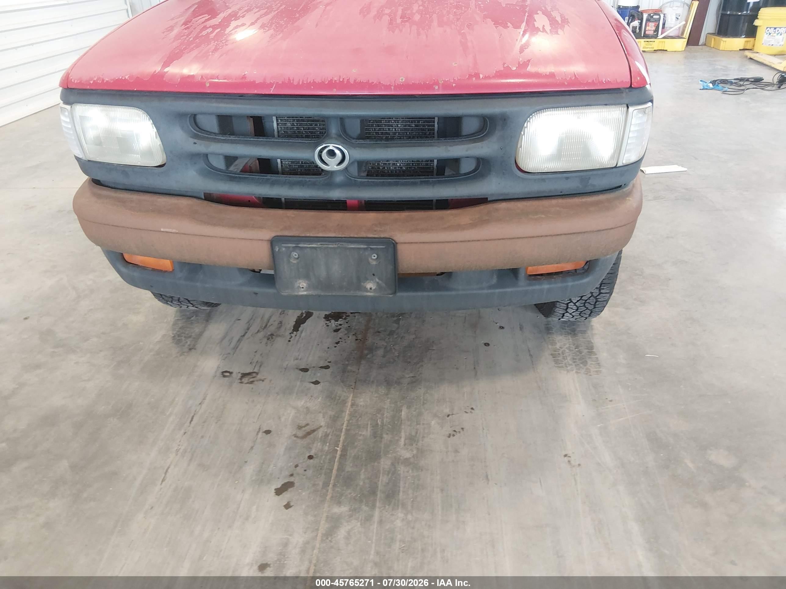 1994 Mazda B3000 Cab Plus Red vin: 4F4CR17U8RTN07782