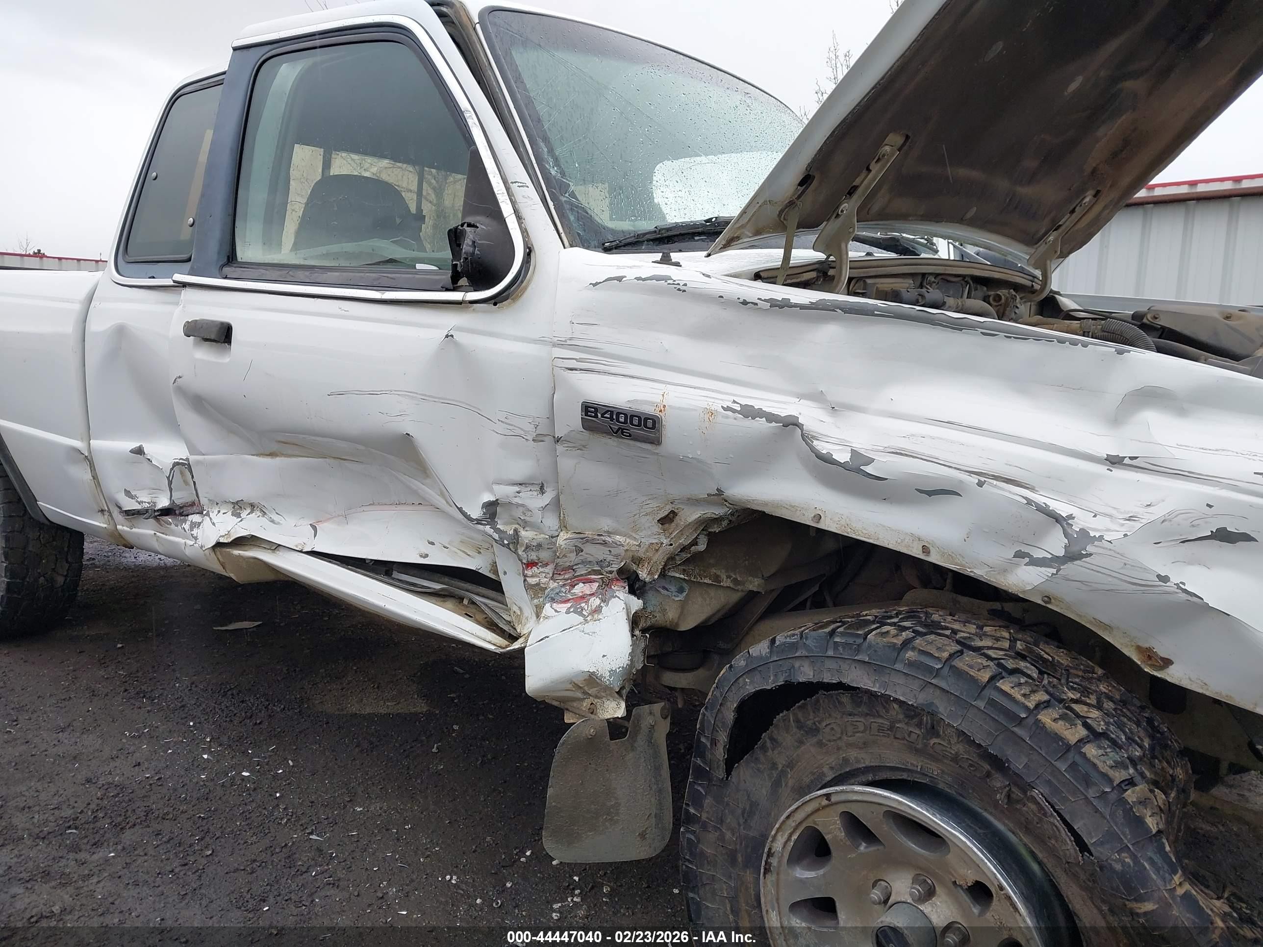 1997 Mazda B4000 Se White vin: 4F4DR17X0VTM15218