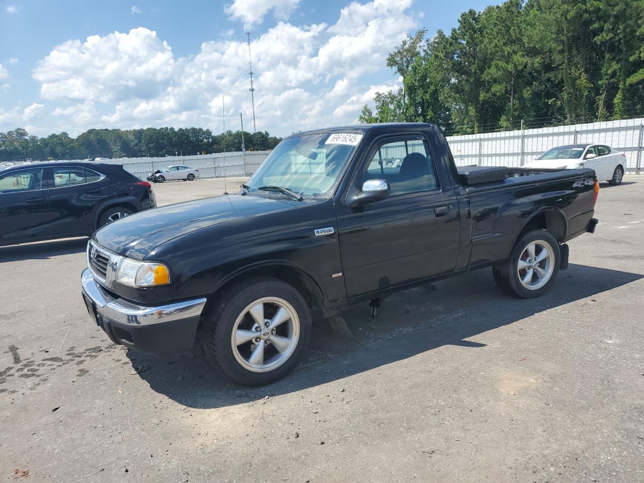 2001 Mazda B2500 Black vin: 4F4YR12C01TM04333