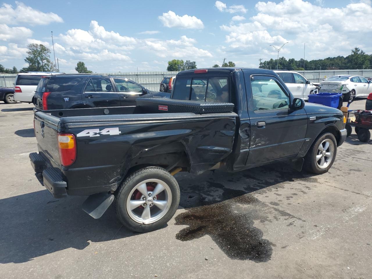 2001 Mazda B2500 Black vin: 4F4YR12C01TM04333