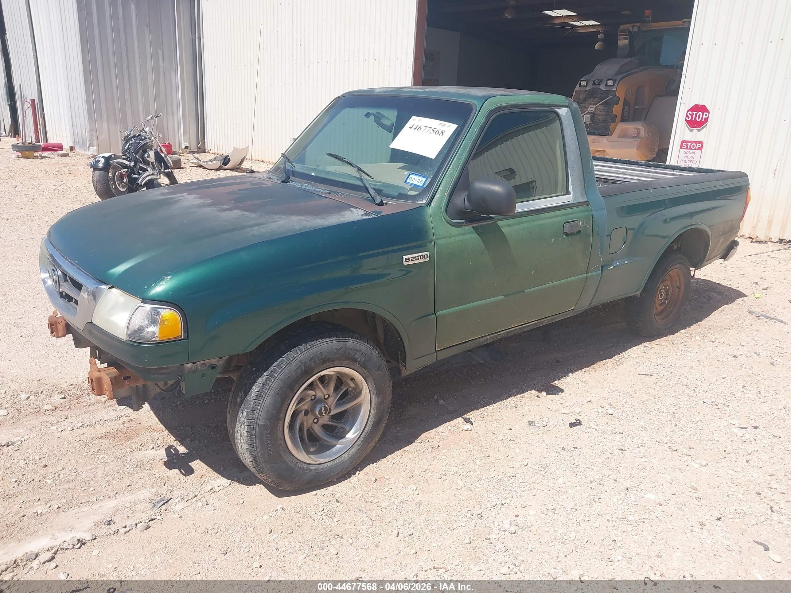2001 Mazda B2300 Se/sx Green vin: 4F4YR12C01TM12142