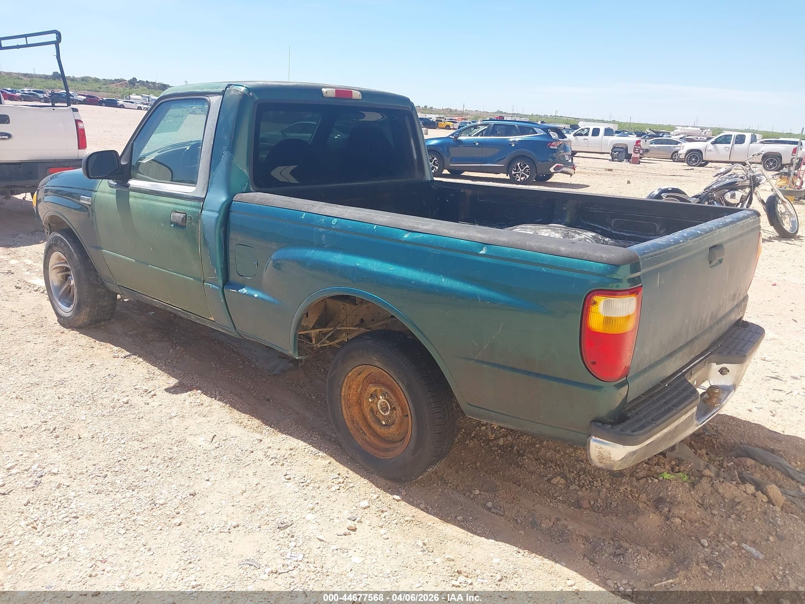 2001 Mazda B2300 Se/sx Green vin: 4F4YR12C01TM12142