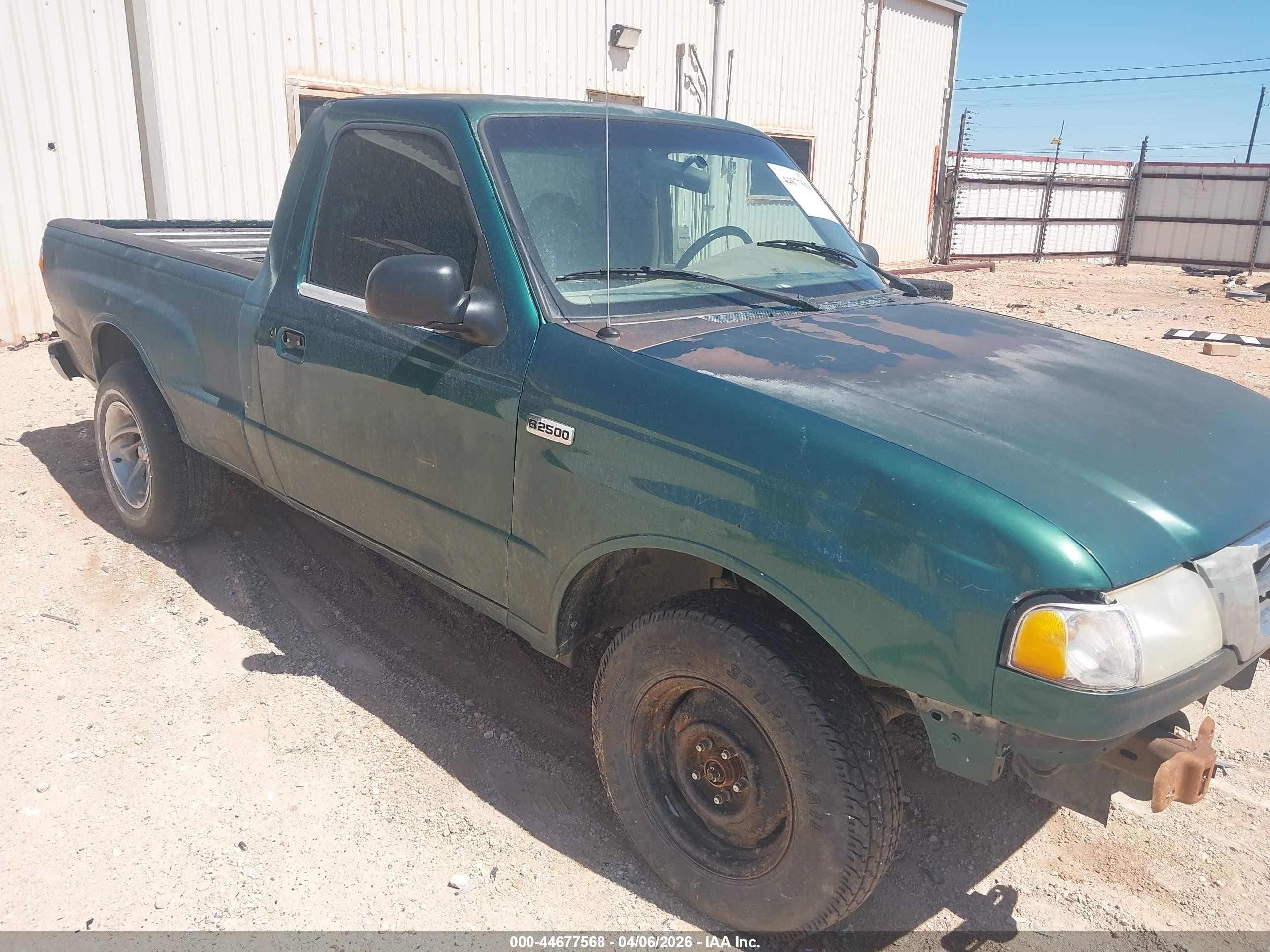 2001 Mazda B2300 Se/sx Green vin: 4F4YR12C01TM12142