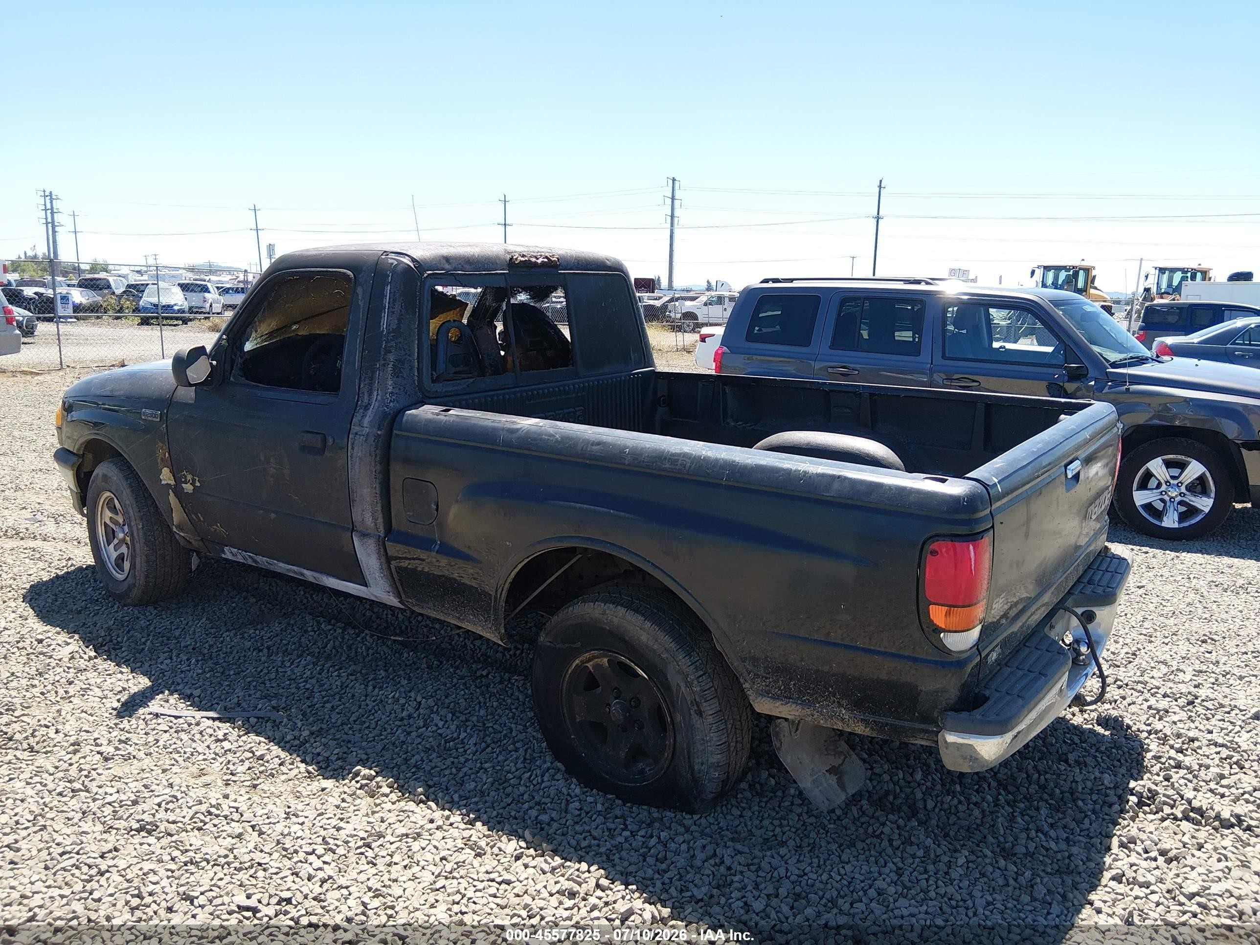 1999 Mazda B2500 Se/sx/tl Black vin: 4F4YR12C0XTM24011
