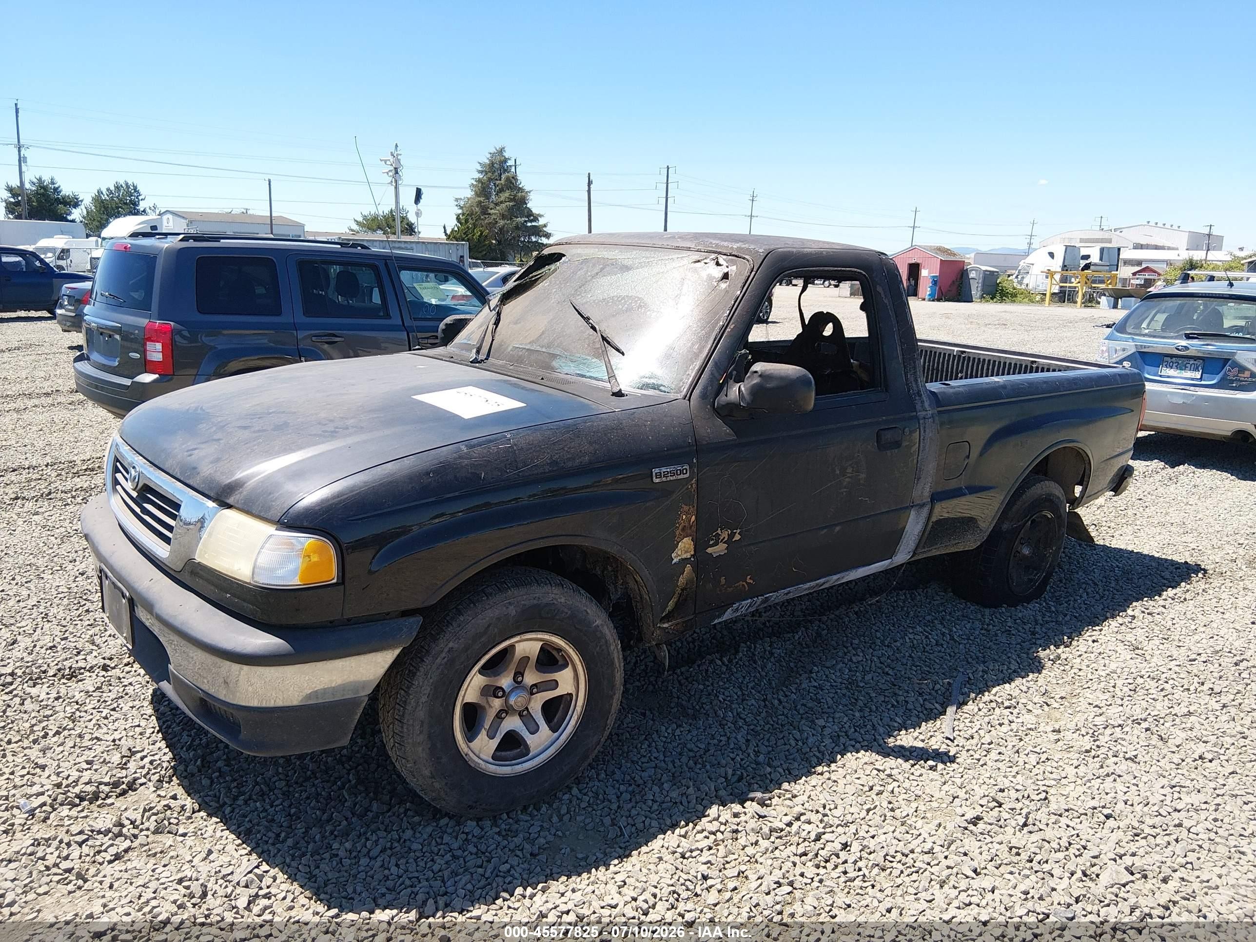 1999 Mazda B2500 Se/sx/tl Black vin: 4F4YR12C0XTM24011