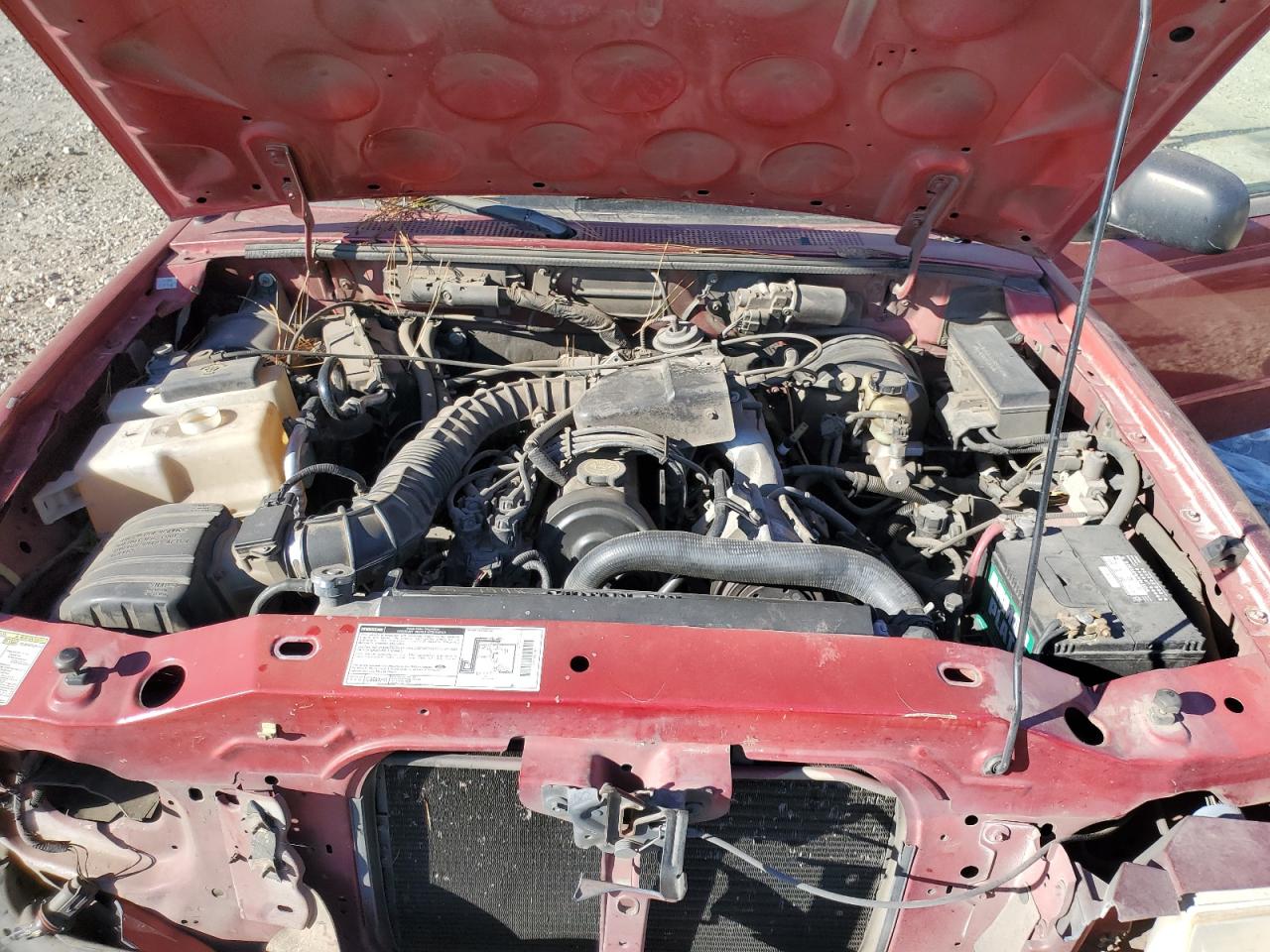 1999 Mazda B2500 Burgundy vin: 4F4YR12C0XTM27653