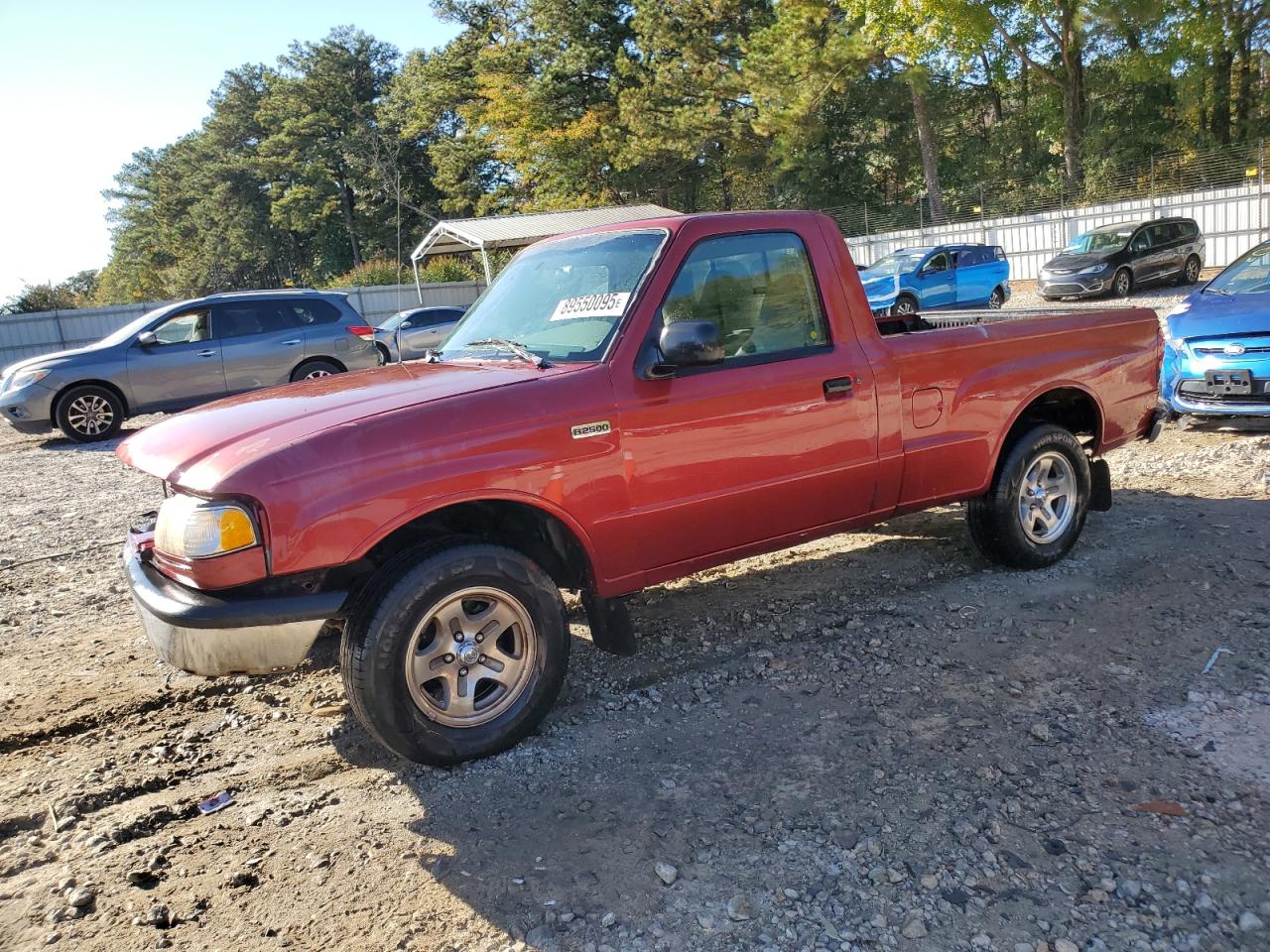 1999 Mazda B2500 Бордовый vin: 4F4YR12C0XTM27653