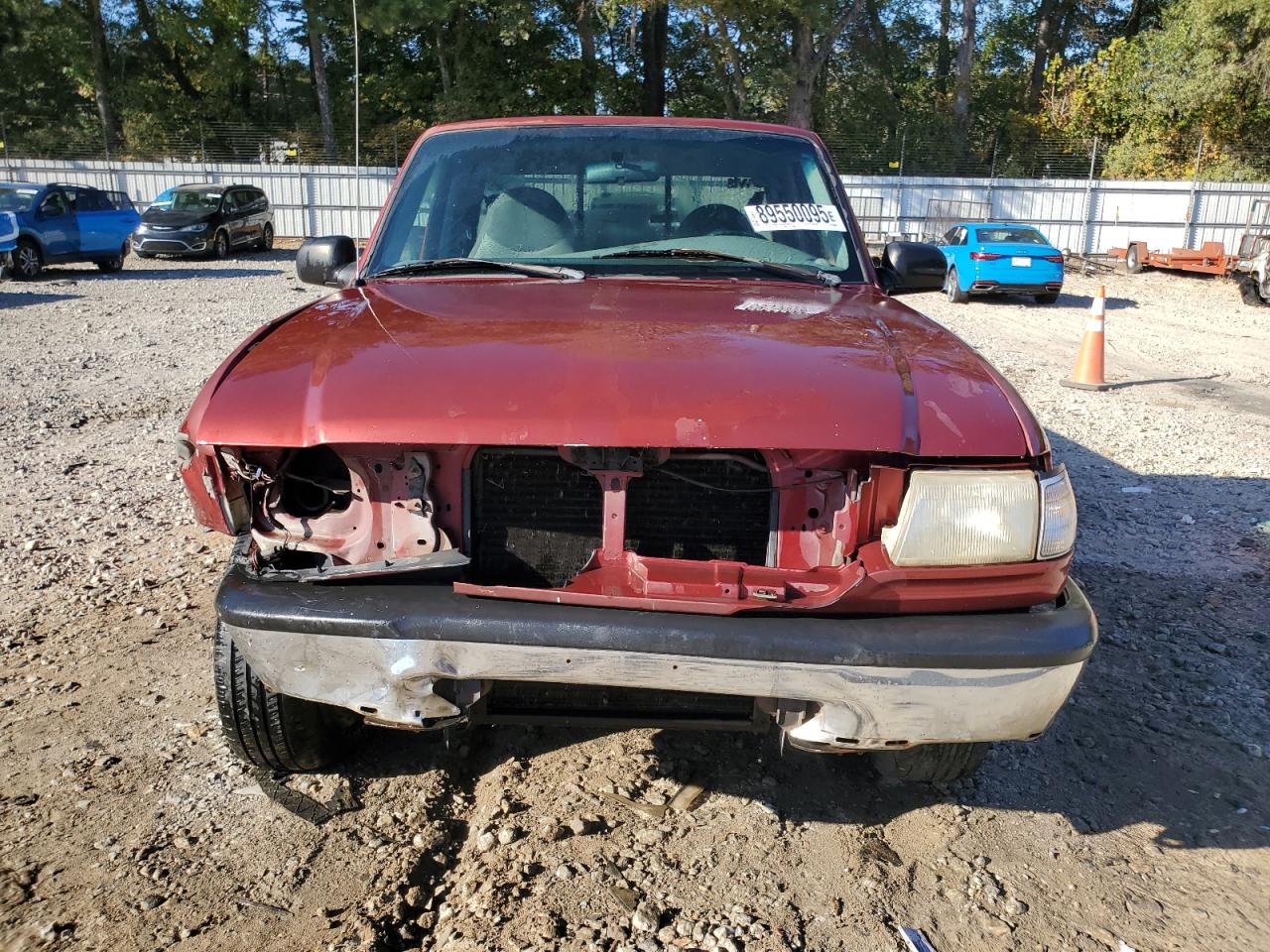 1999 Mazda B2500 Burgundy vin: 4F4YR12C0XTM27653