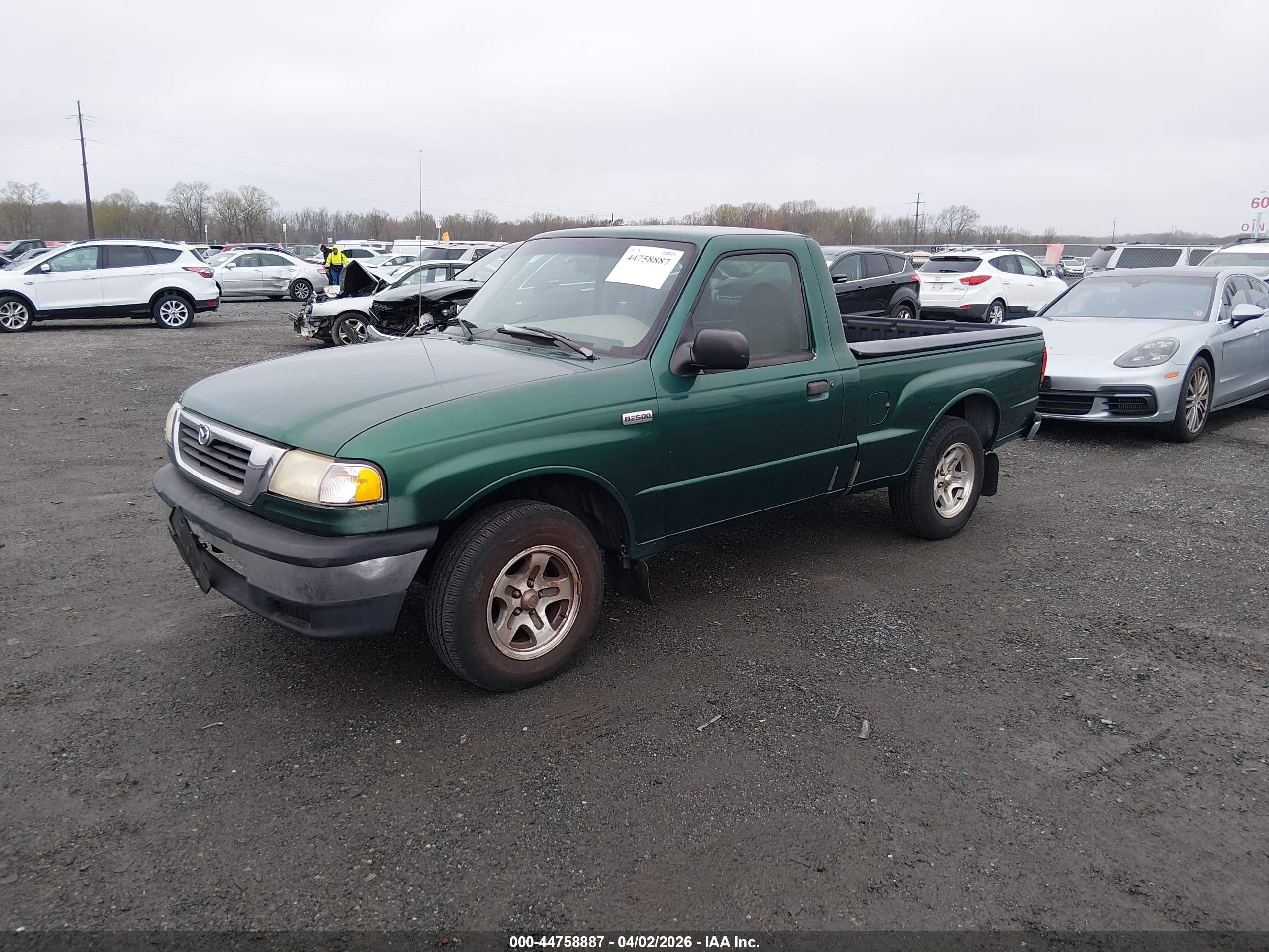 1999 Mazda B2500 Se/sx/tl Green vin: 4F4YR12C0XTM32111