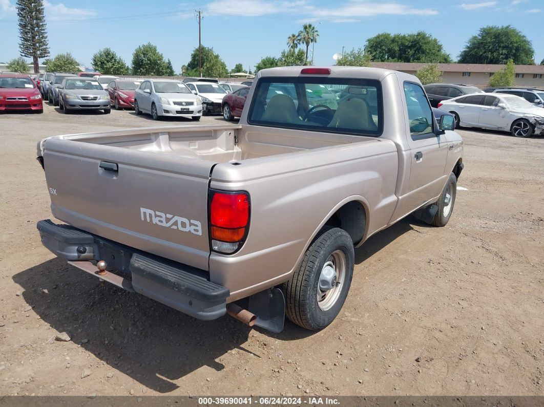 1998 Mazda B2500 Se/sx Champagne vin: 4F4YR12C1WTM14750