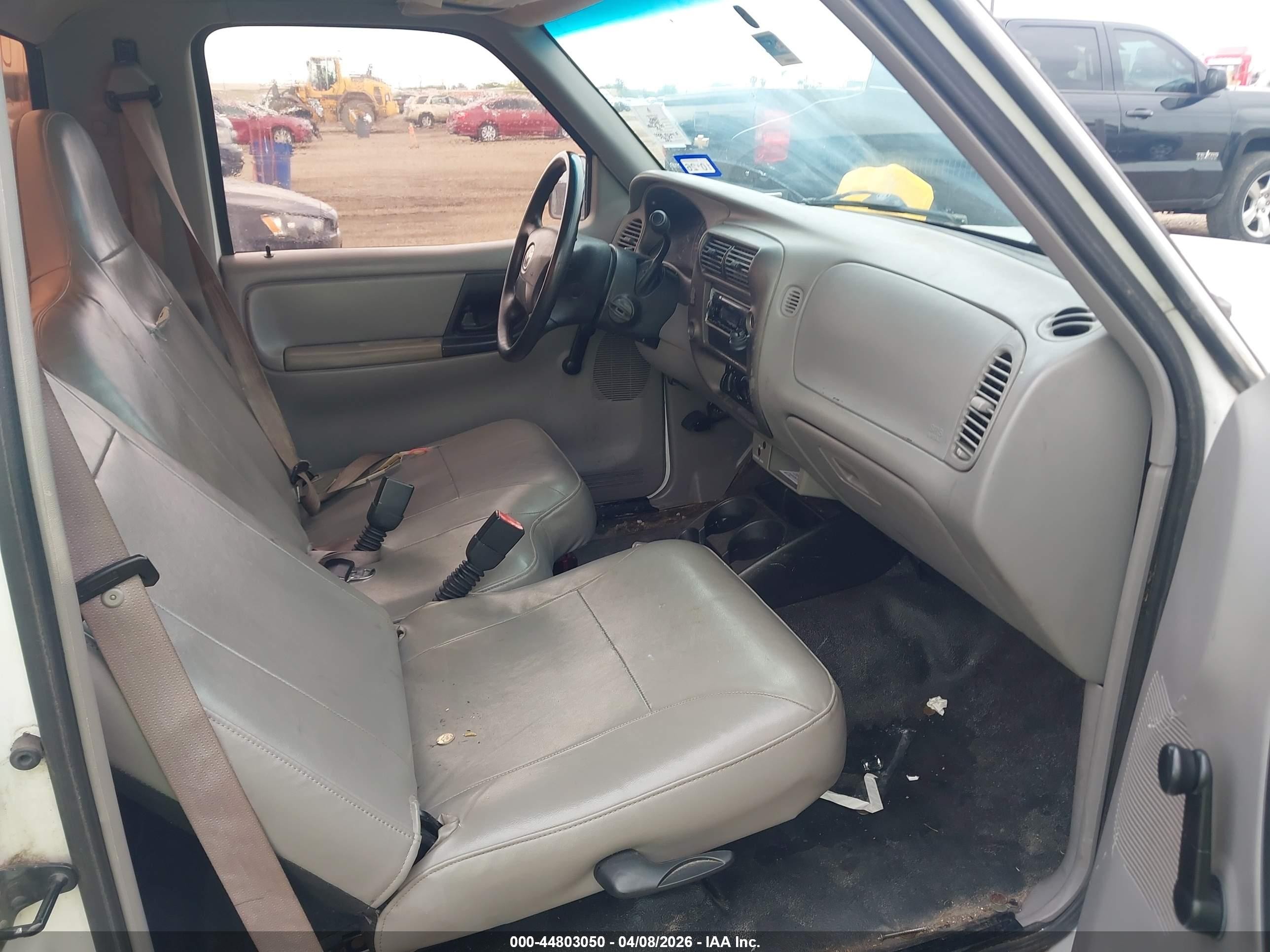 2001 Mazda B2300 Se/sx White vin: 4F4YR12C21TM04379